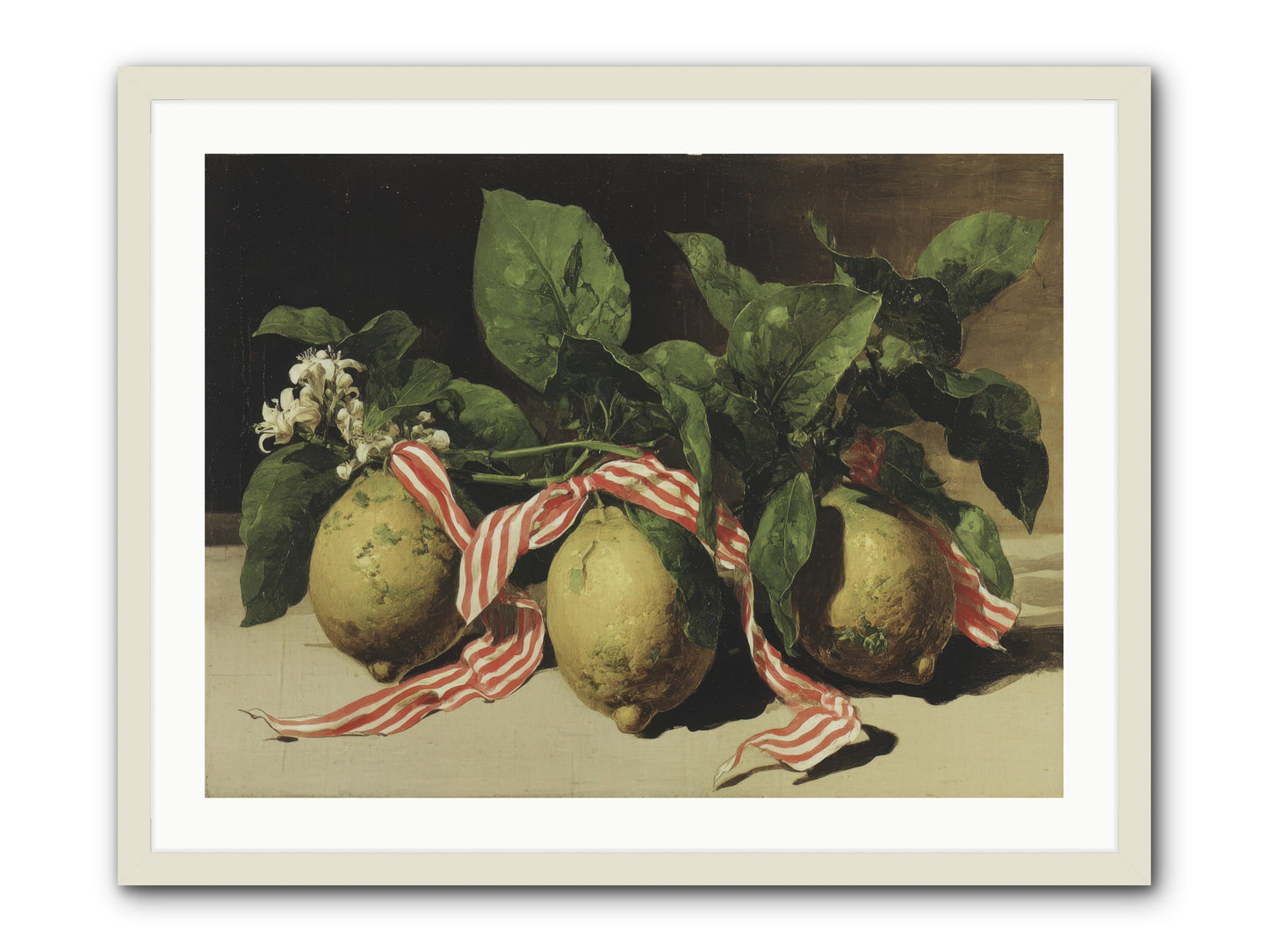 Moonlight at Mallow House -- Framed Print - White 32x24