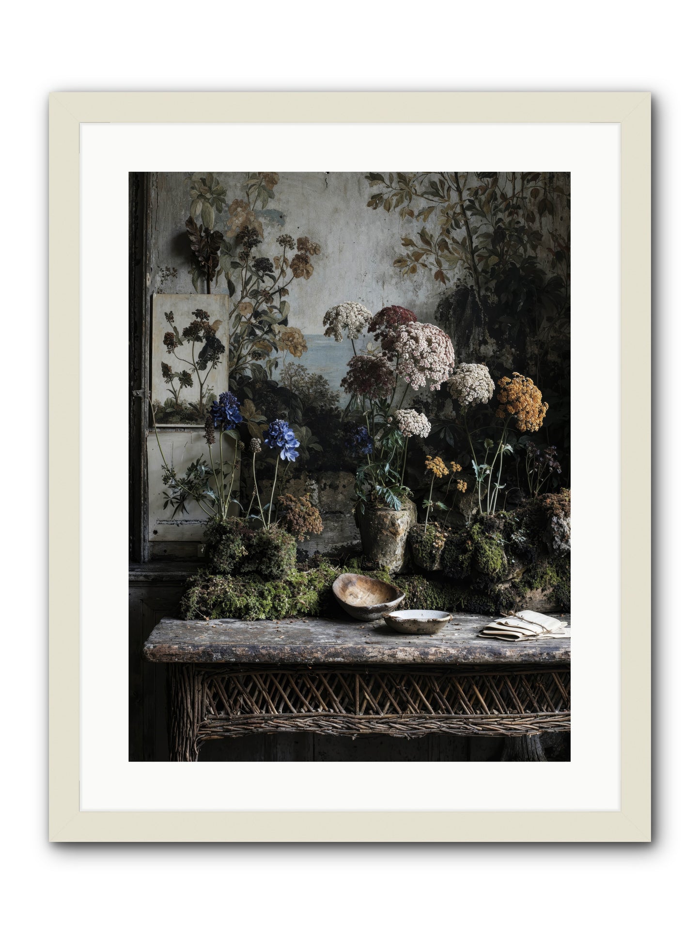 Moonlit Dreams -- Framed Print - White 18x24