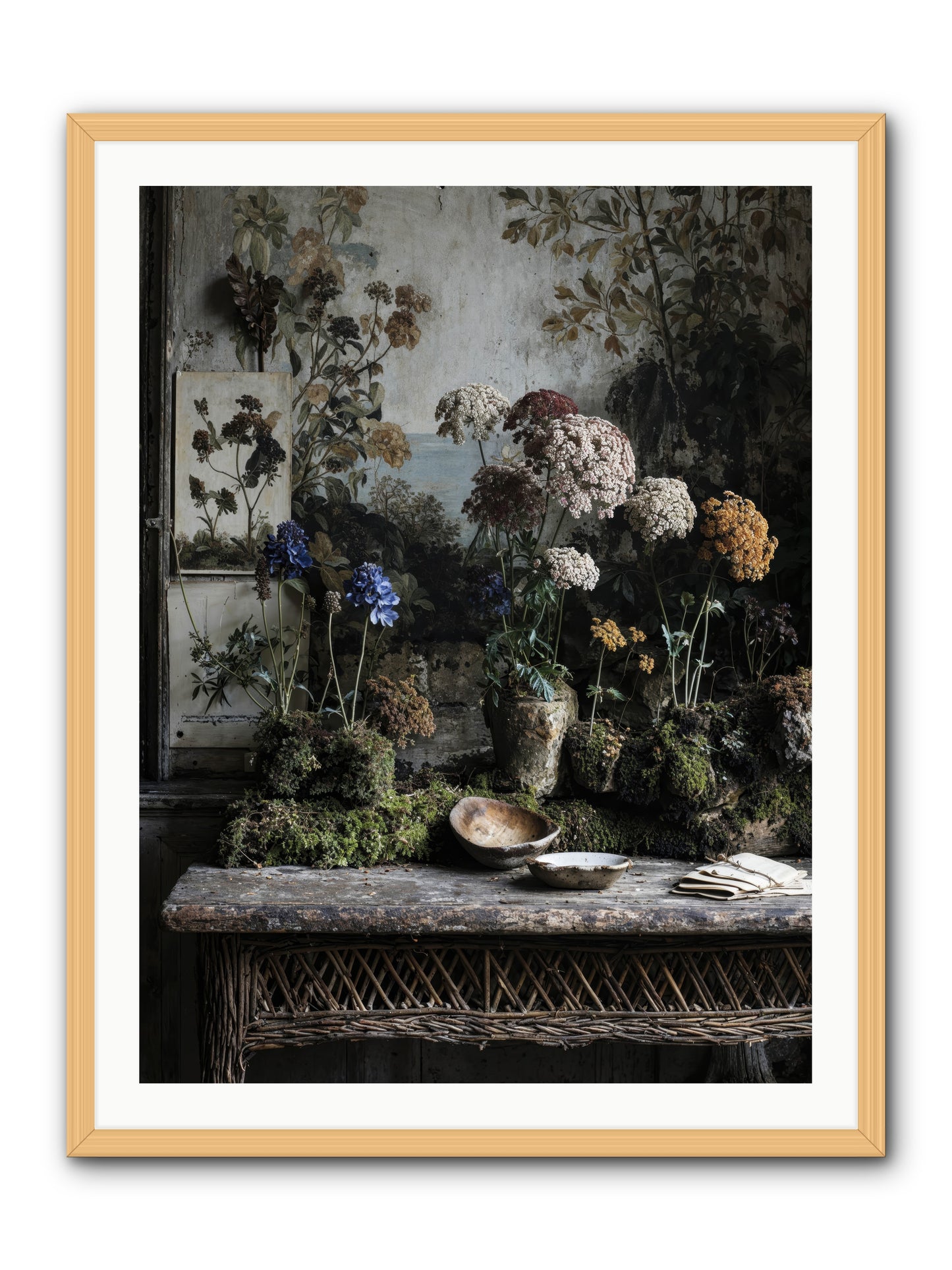 Moonlit Dreams -- Framed Print - Natural 30x40
