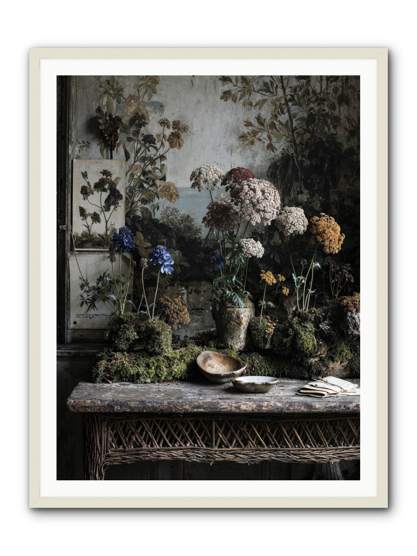 Moonlit Dreams -- Framed Print - White 36x48