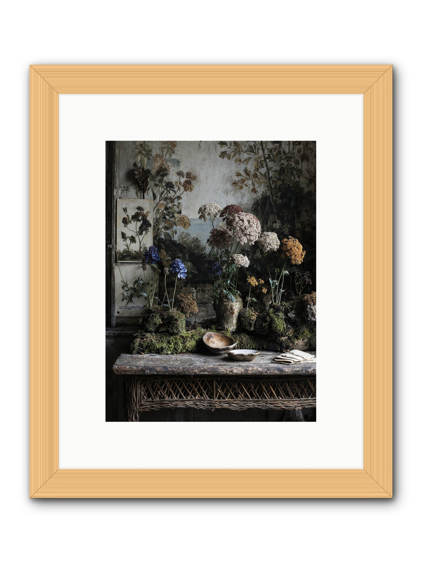 Moonlit Dreams -- Framed Print - Natural 9x12
