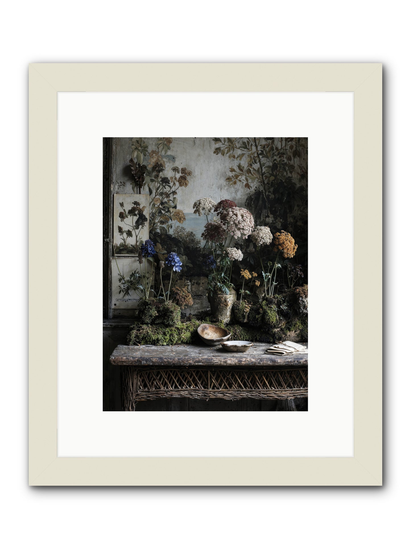 Moonlit Dreams -- Framed Print - White 9x12