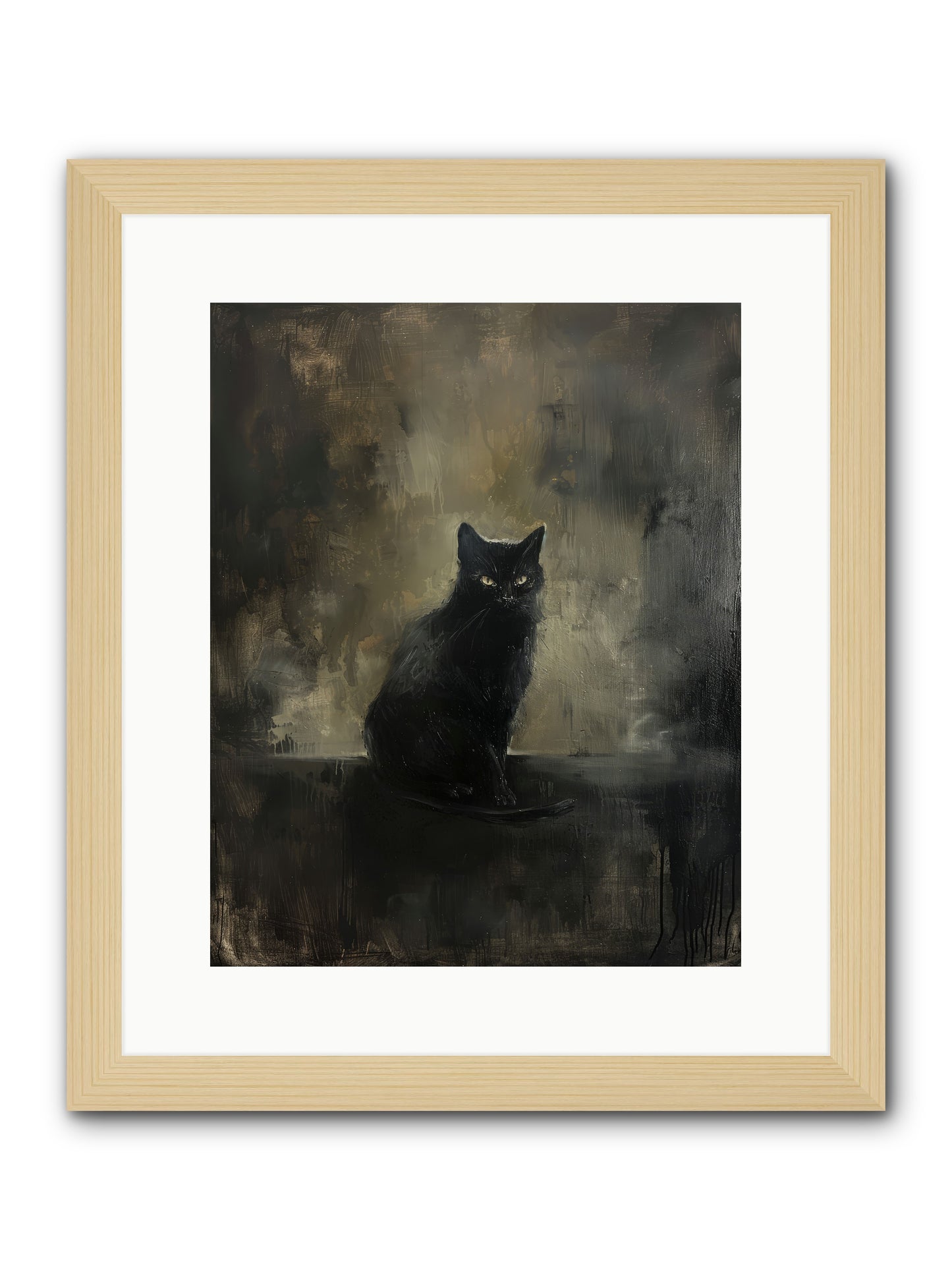 Moonlit Enchantress — Moonlit-Enchantress-12x15-Framed-Print-Natural.jpg