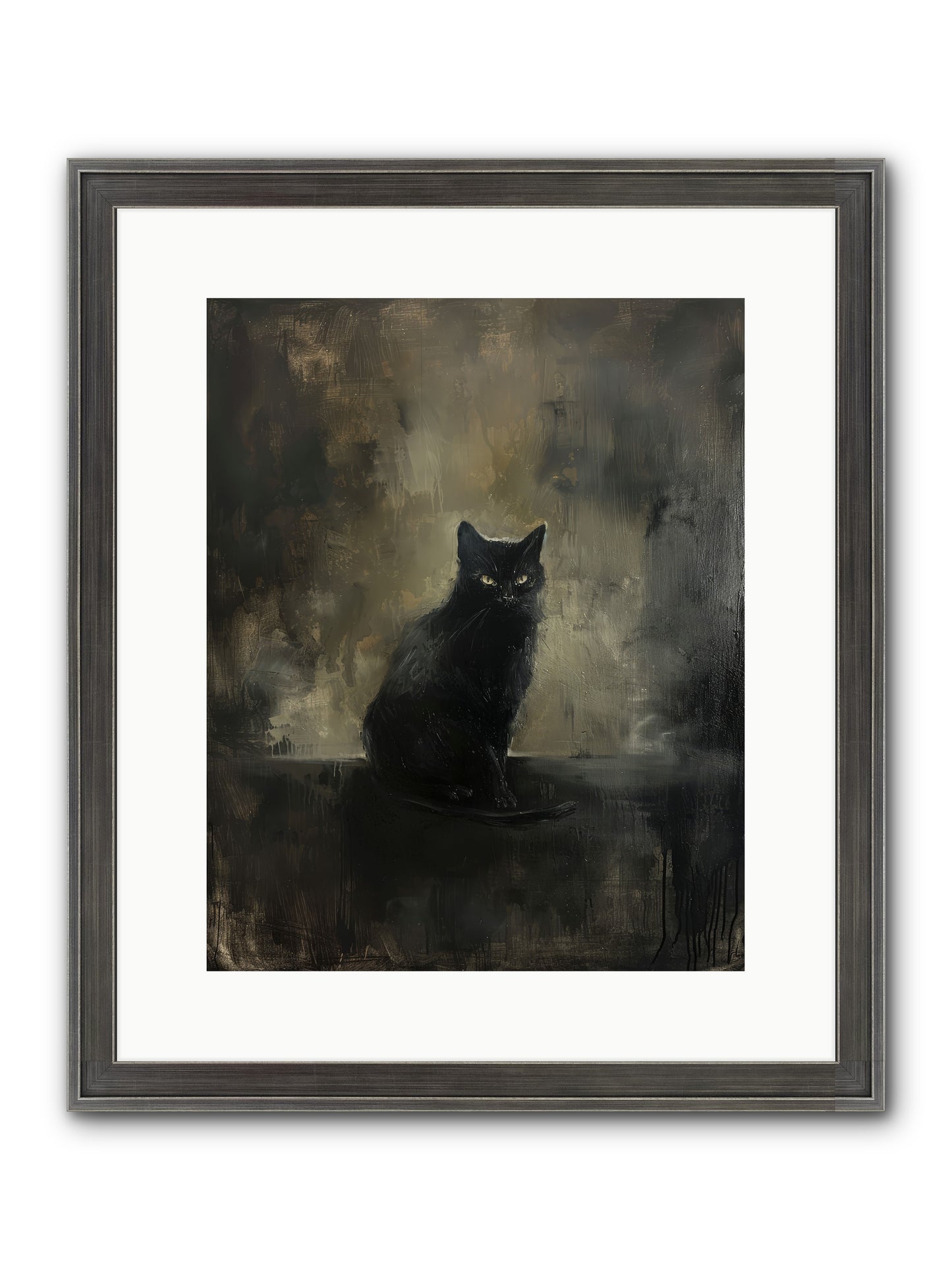 Moonlit Enchantress — Moonlit-Enchantress-12x15-Framed-Print-Slimwoods-Black-Silver.jpg