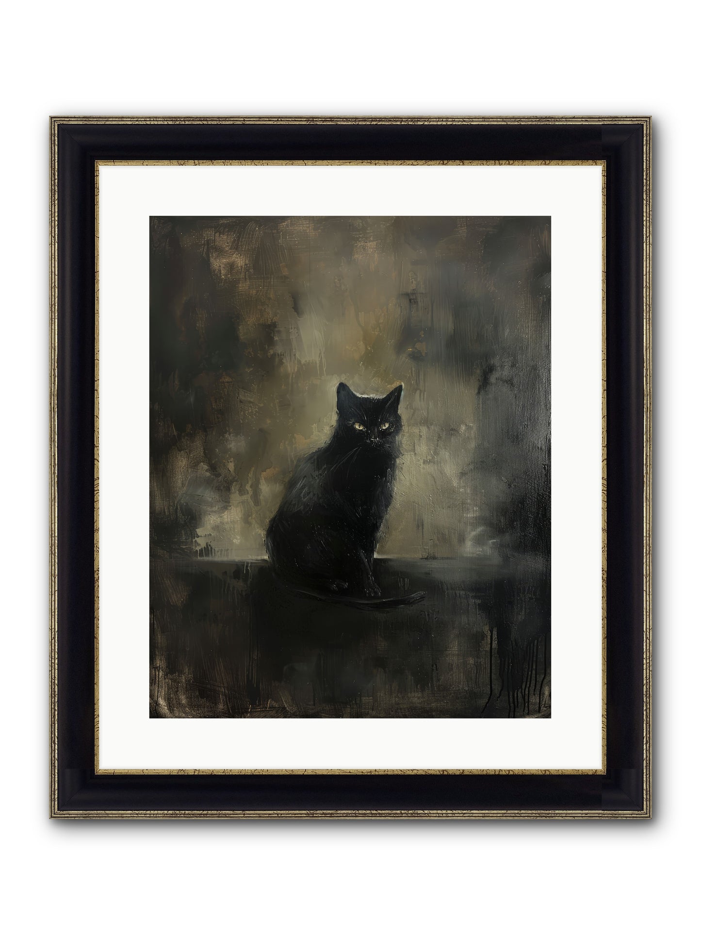 Moonlit Enchantress — Moonlit-Enchantress-16x20-Framed-Print-Black-Gold.jpg