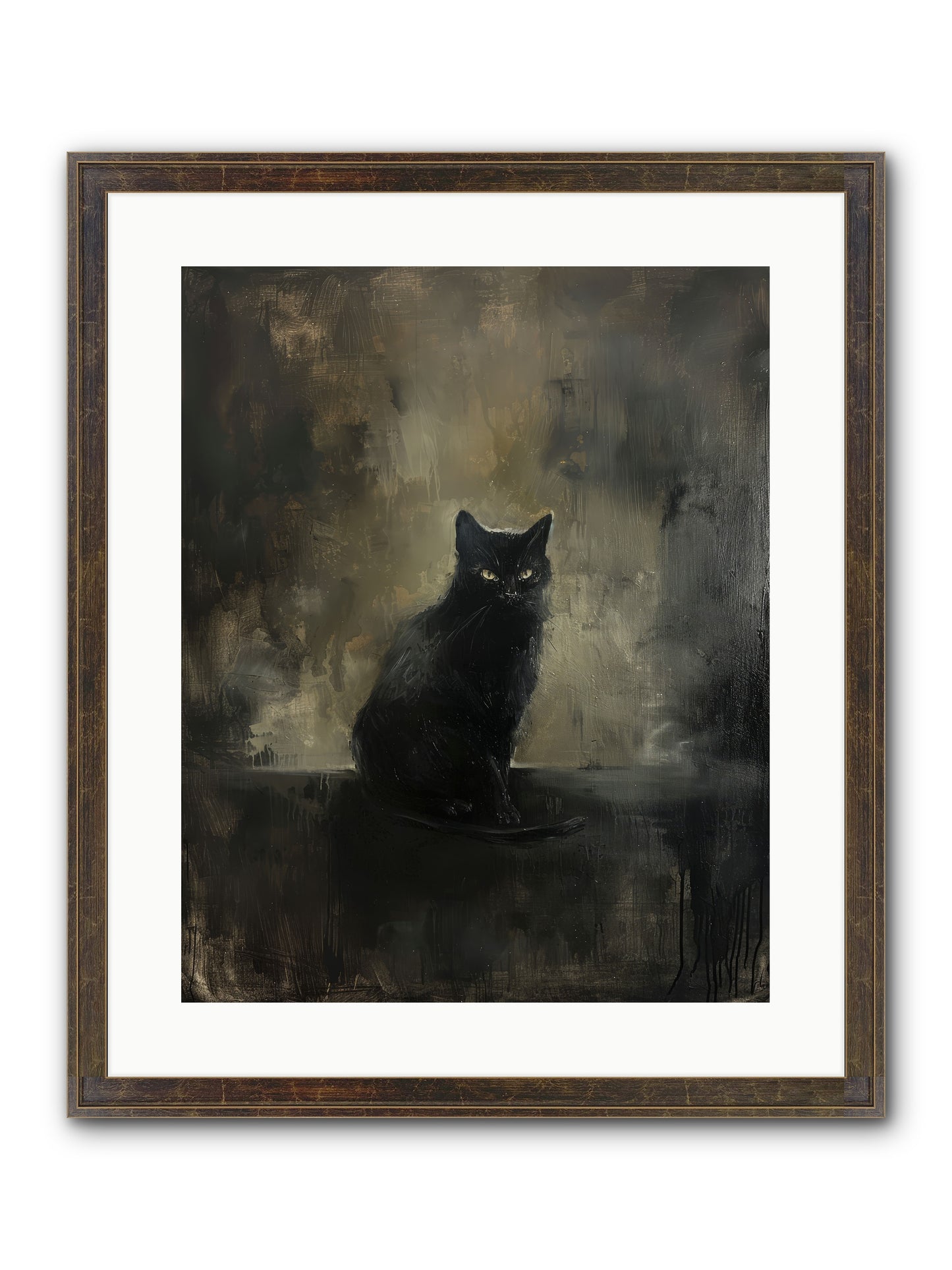 Moonlit Enchantress — Moonlit-Enchantress-16x20-Framed-Print-Slimwoods-Black-Gold.jpg