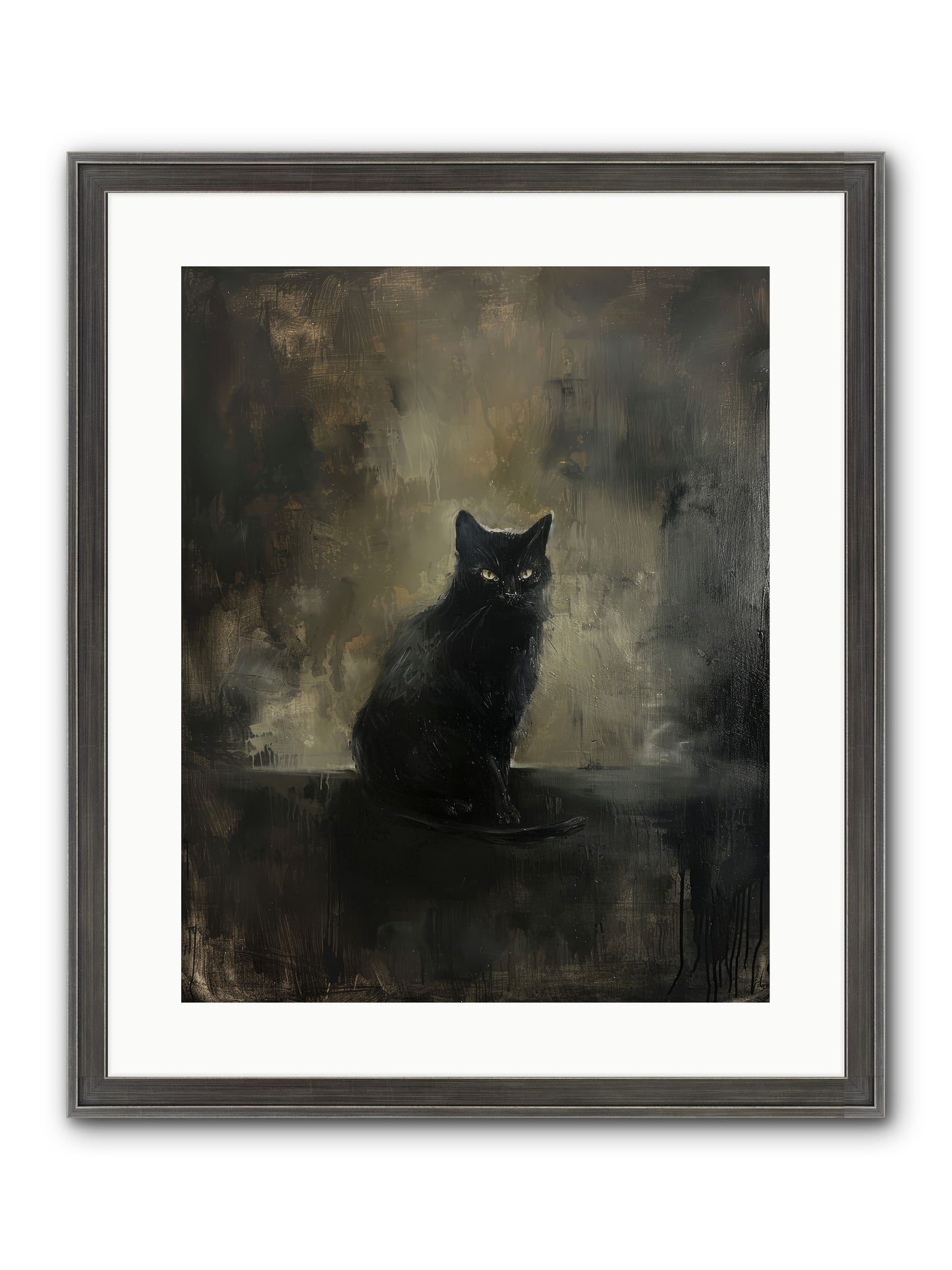 Moonlit Enchantress — Moonlit-Enchantress-16x20-Framed-Print-Slimwoods-Black-Silver.jpg