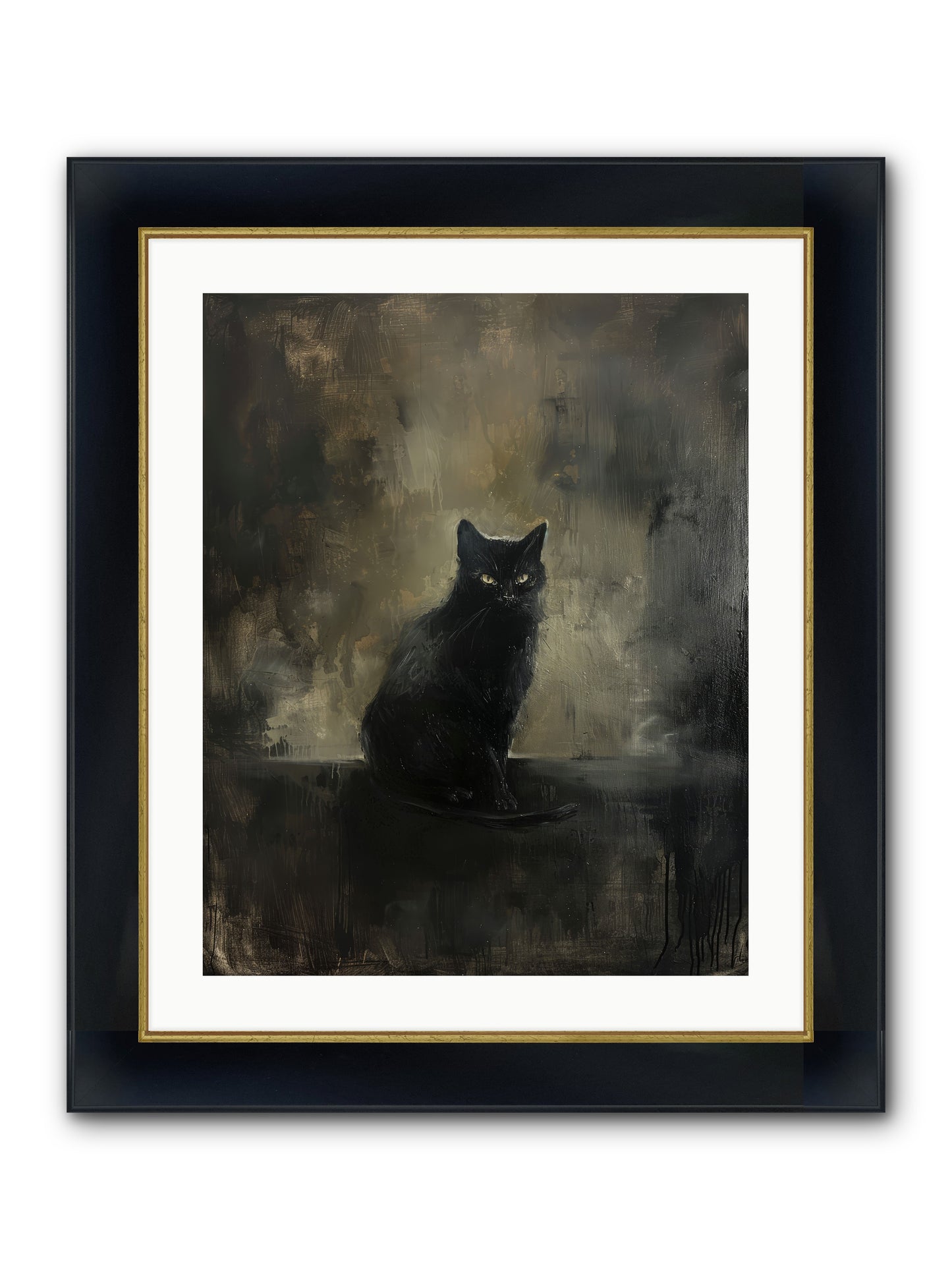 Moonlit Enchantress — Moonlit-Enchantress-20x25-Framed-Print-Wide-Black-w-Gold.jpg