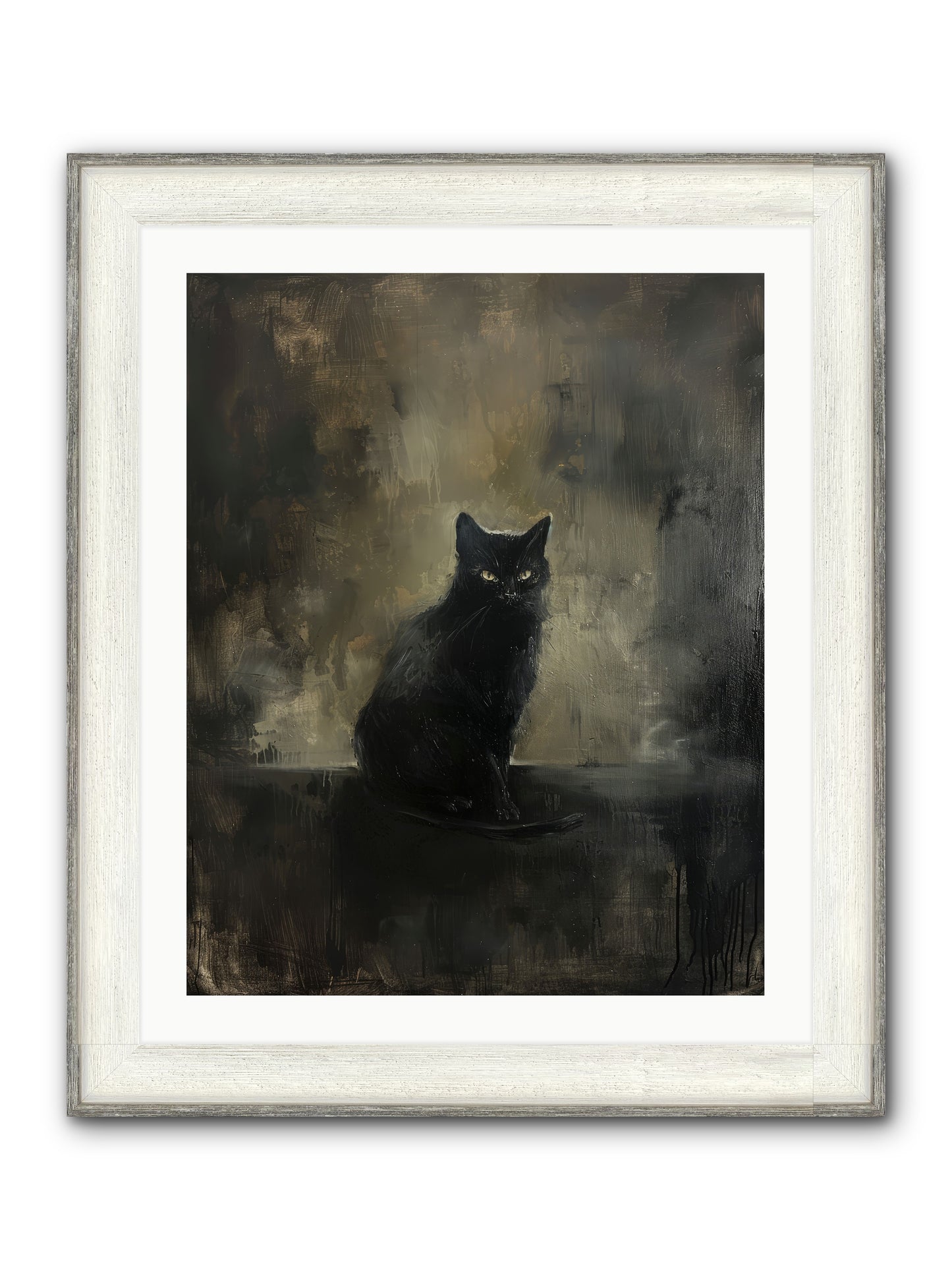 Moonlit Enchantress — Moonlit-Enchantress-24x30-Framed-Print-Driftwood-White.jpg