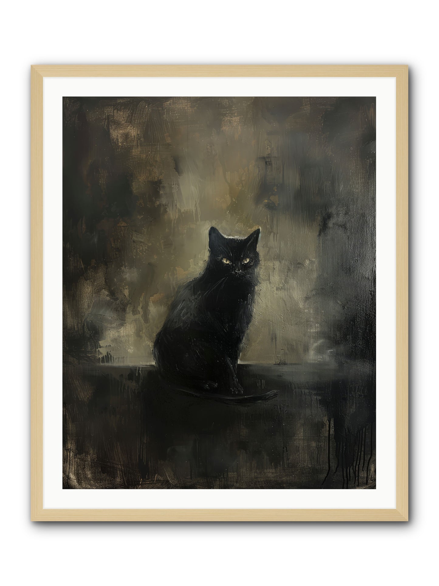 Moonlit Enchantress — Moonlit-Enchantress-32x40-Framed-Print-Natural.jpg