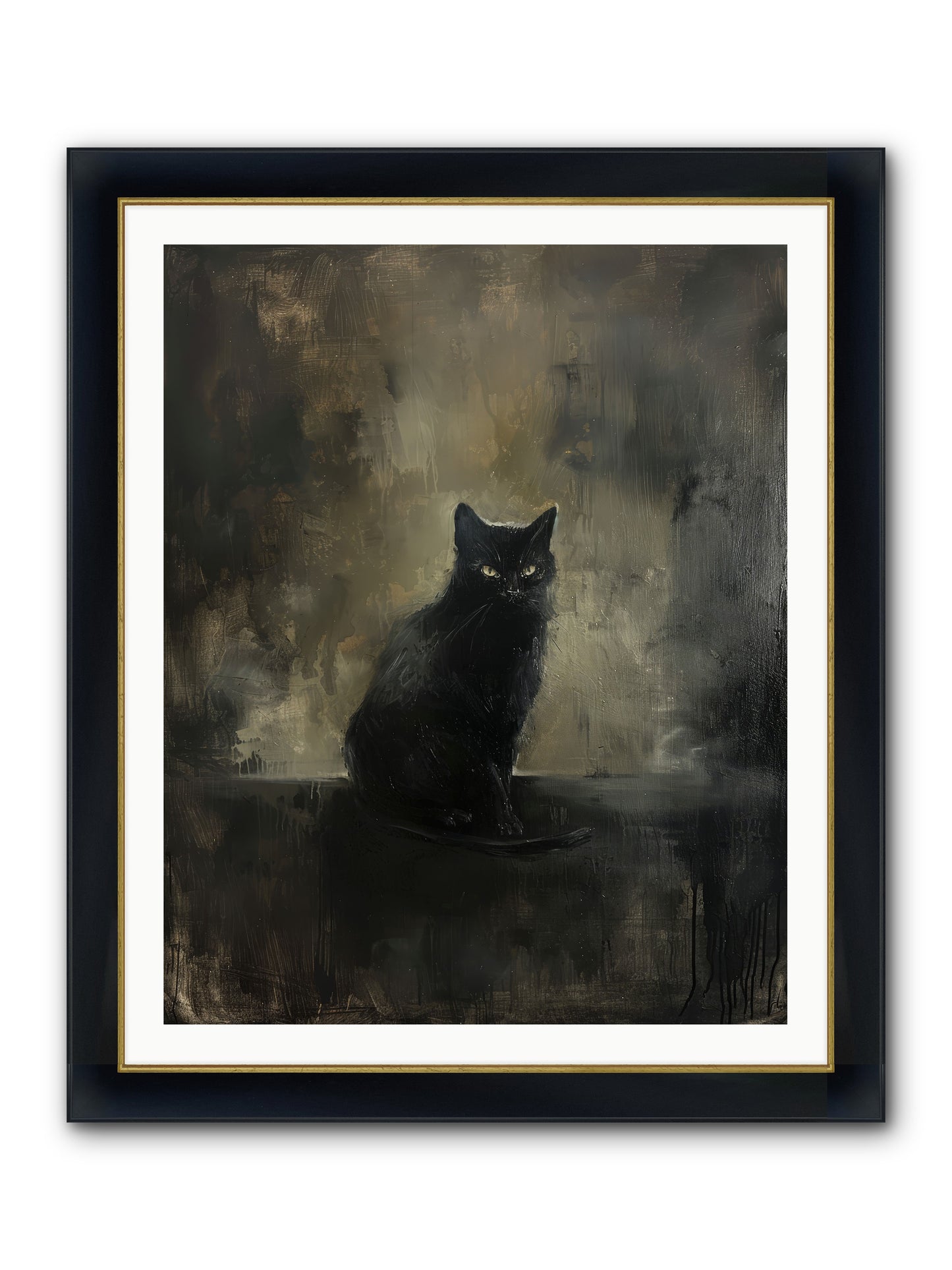 Moonlit Enchantress — Moonlit-Enchantress-32x40-Framed-Print-Wide-Black-w-Gold.jpg