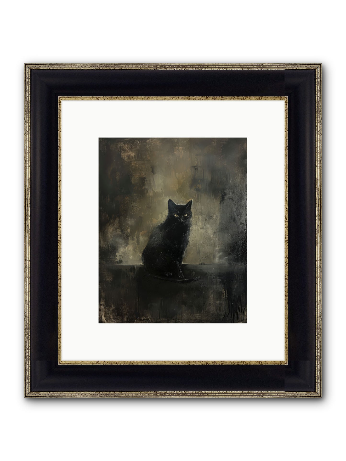 Moonlit Enchantress — Moonlit-Enchantress-8x10-Framed-Print-Black-Gold.jpg