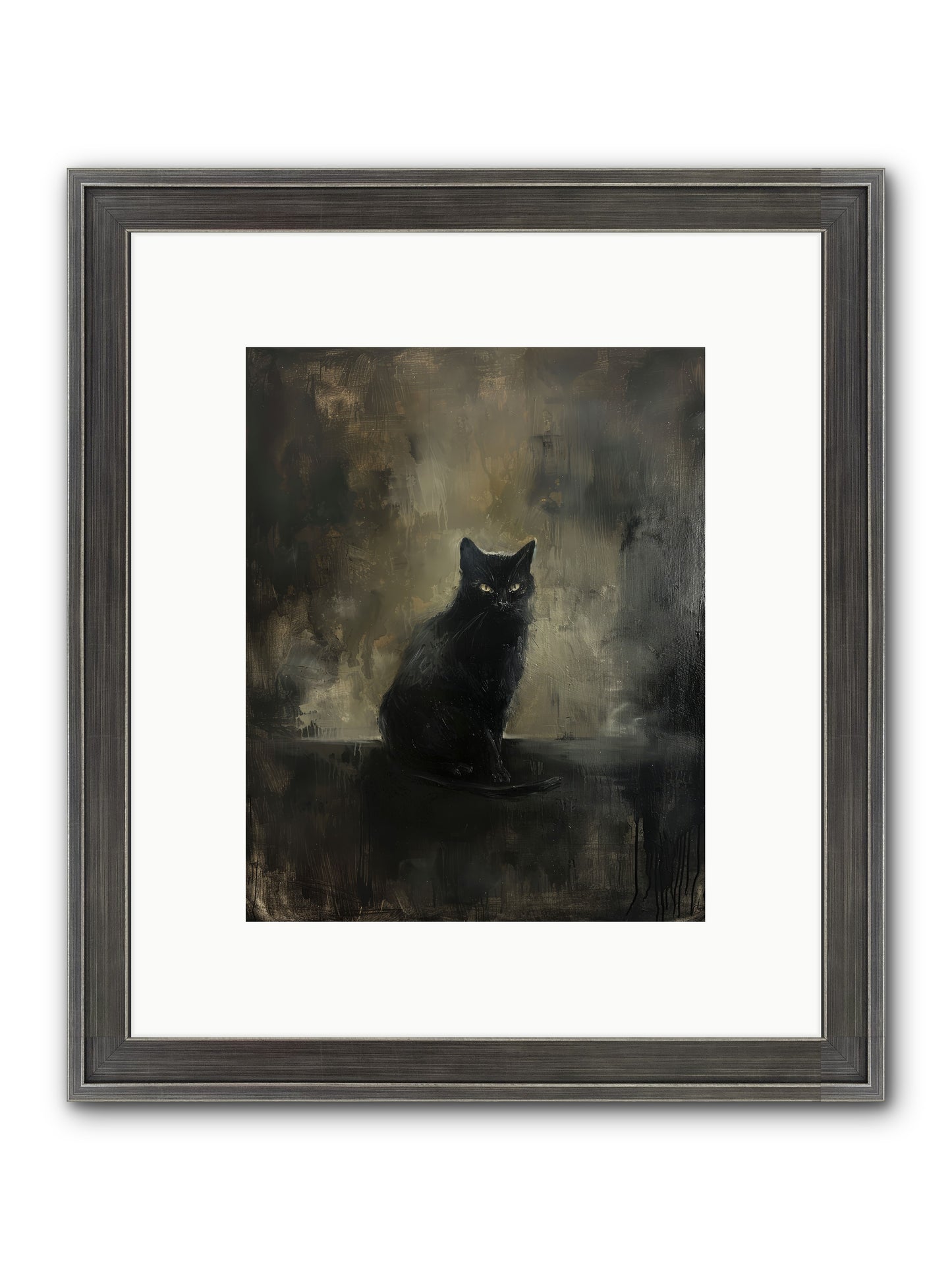 Moonlit Enchantress — Moonlit-Enchantress-8x10-Framed-Print-Slimwoods-Black-Silver.jpg