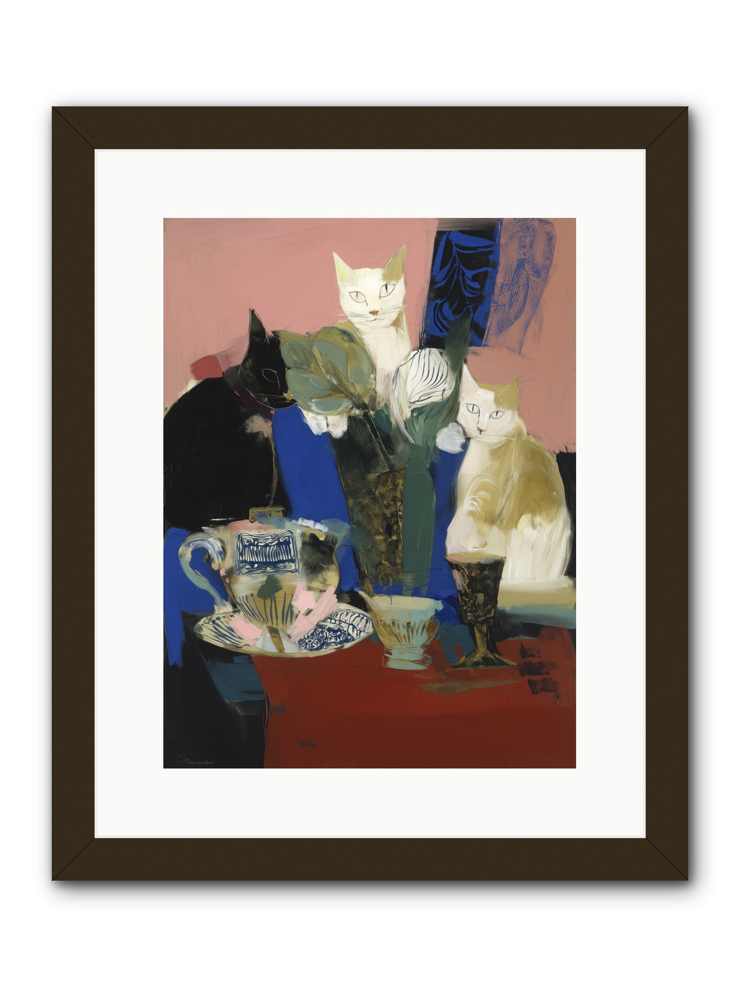 Moonlit Memo -- Framed Print - Black 12x16