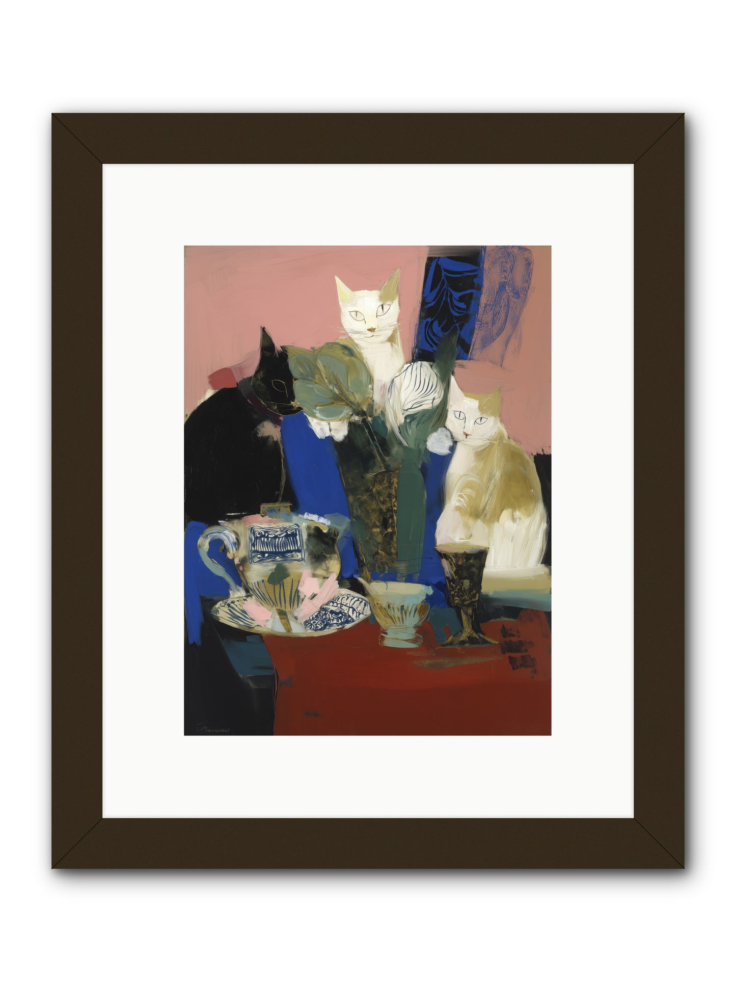 Moonlit Memo -- Framed Print - Black 9x12