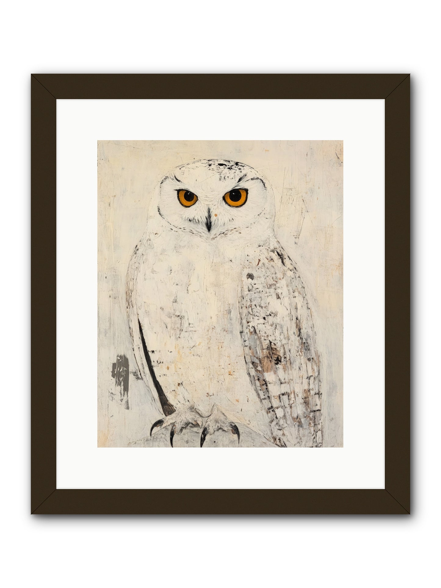 Moonlit Scout -- Framed Print - Black 12x15