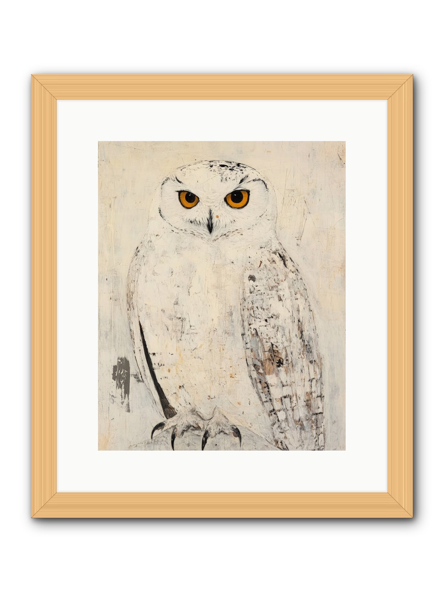 Moonlit Scout -- Framed Print - Natural 12x15