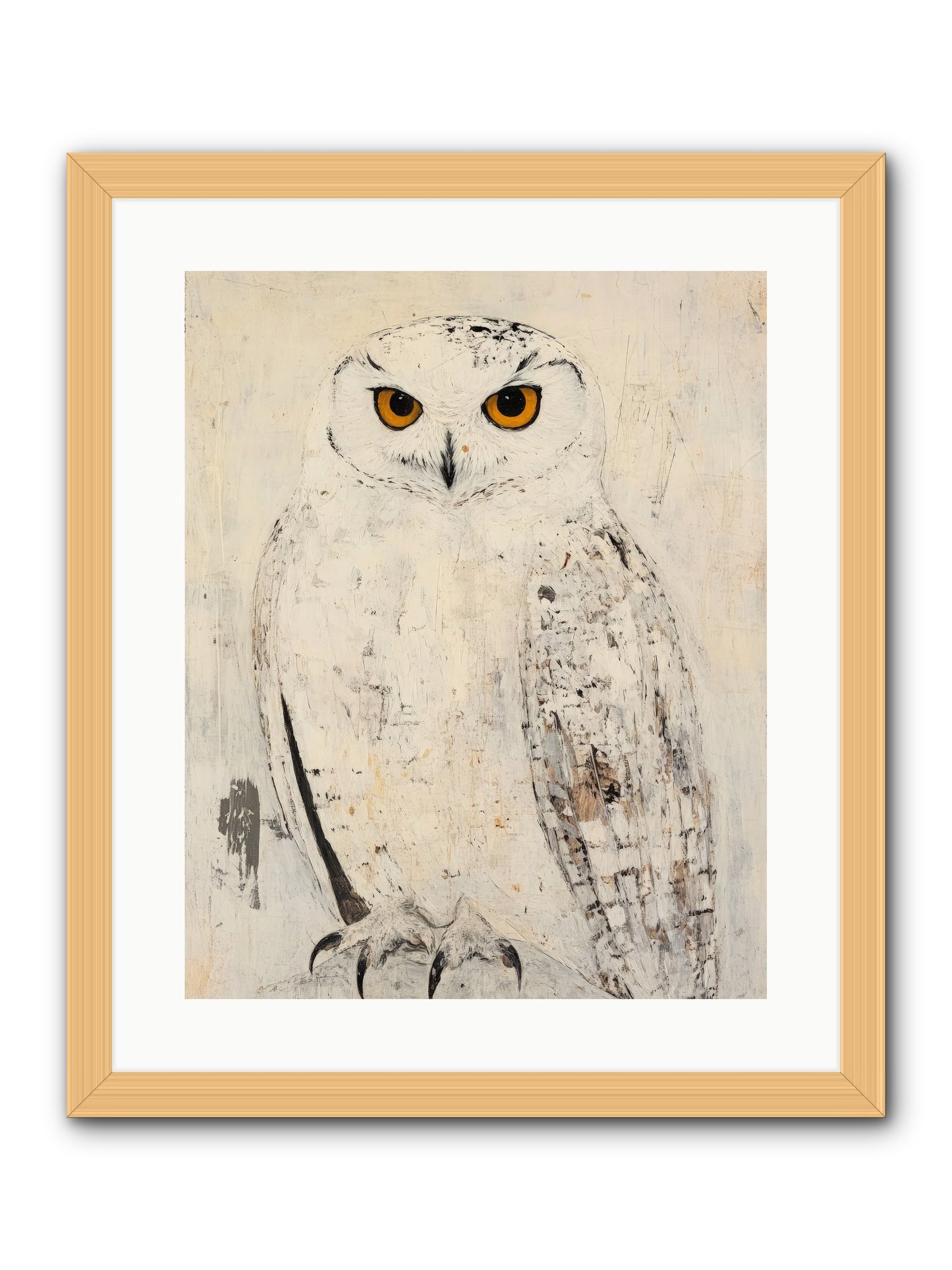 Moonlit Scout -- Framed Print - Natural 16x20
