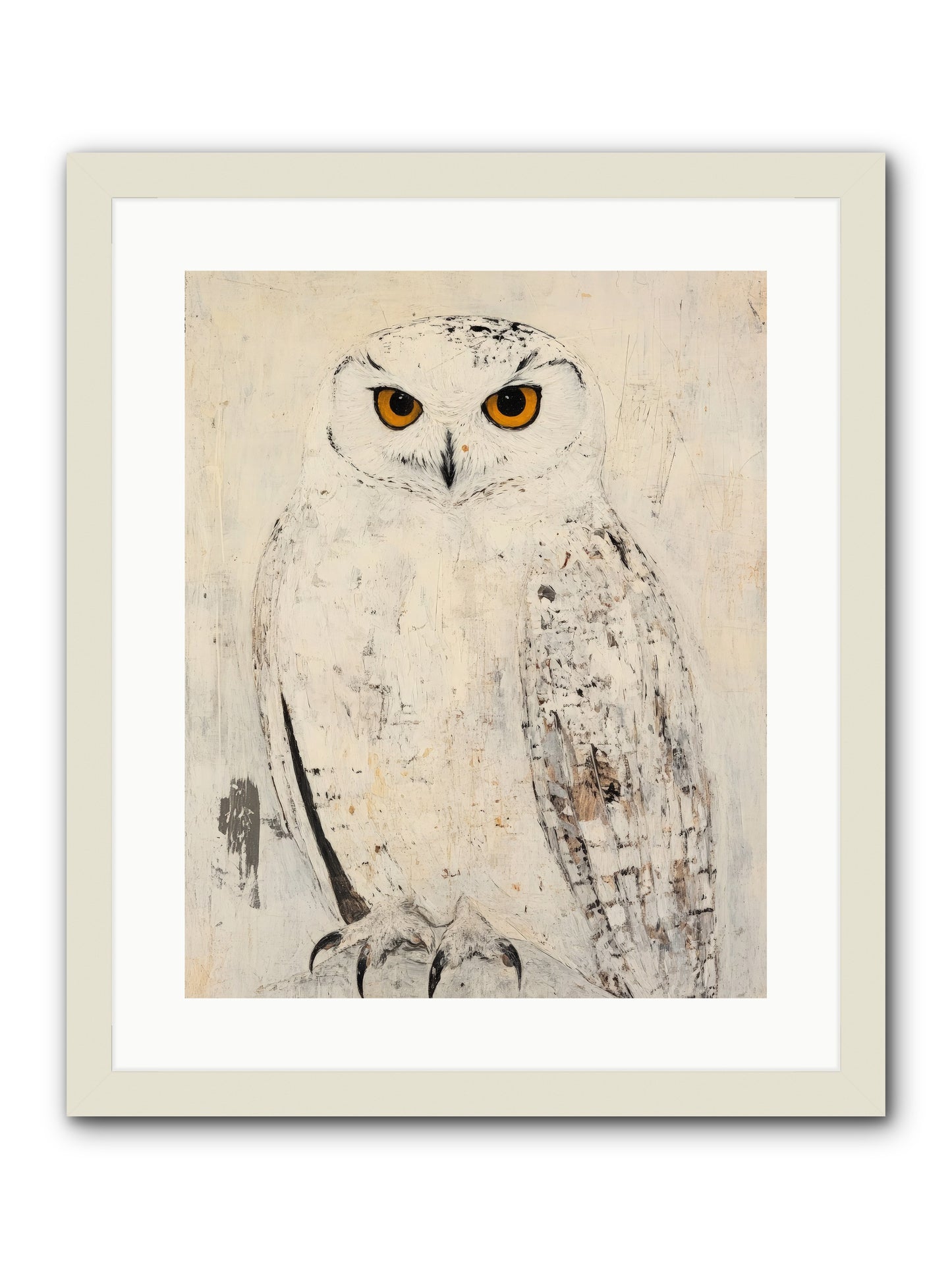 Moonlit Scout -- Framed Print - White 16x20