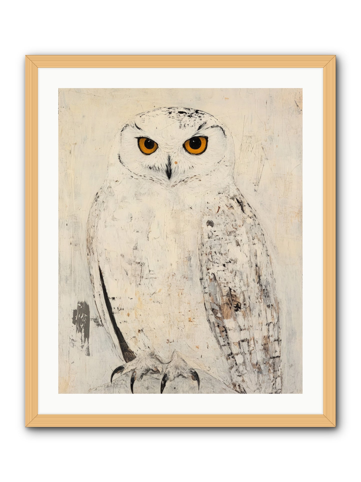 Moonlit Scout -- Framed Print - Natural 24x30