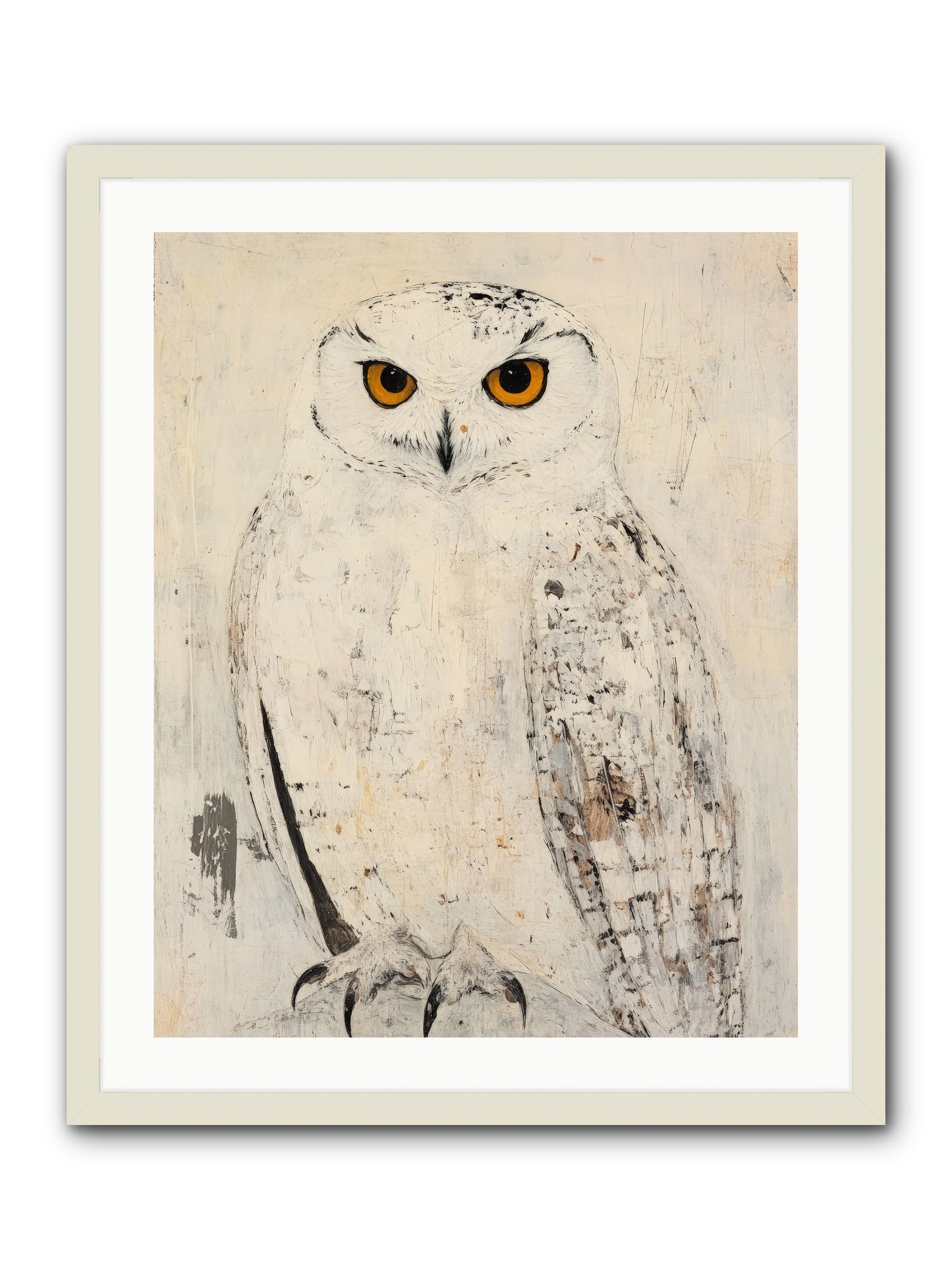 Moonlit Scout -- Framed Print - White 24x30