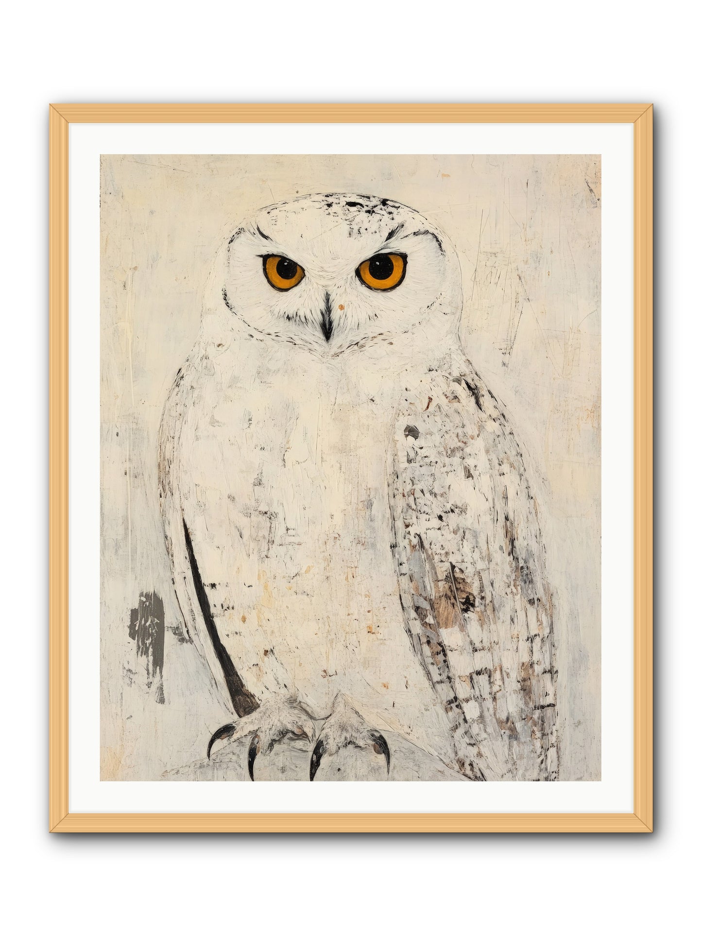 Moonlit Scout -- Framed Print - Natural 32x40