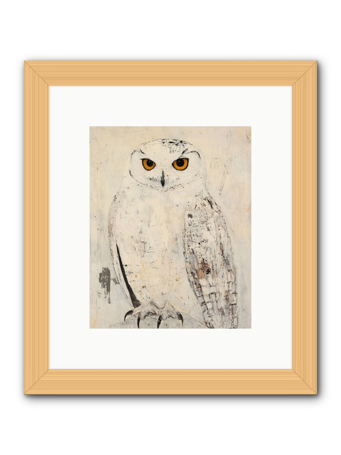 Moonlit Scout -- Framed Print - Natural 8x10