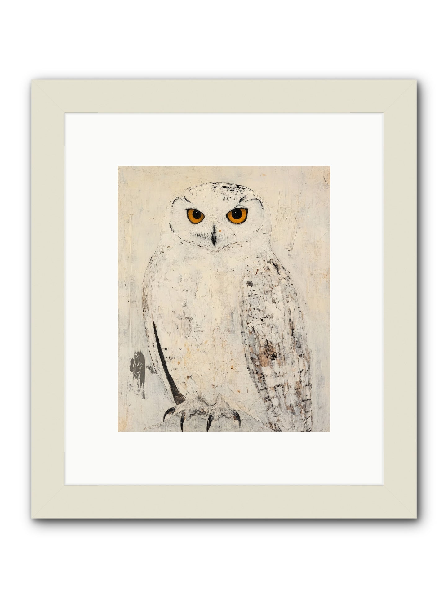 Moonlit Scout -- Framed Print - White 8x10