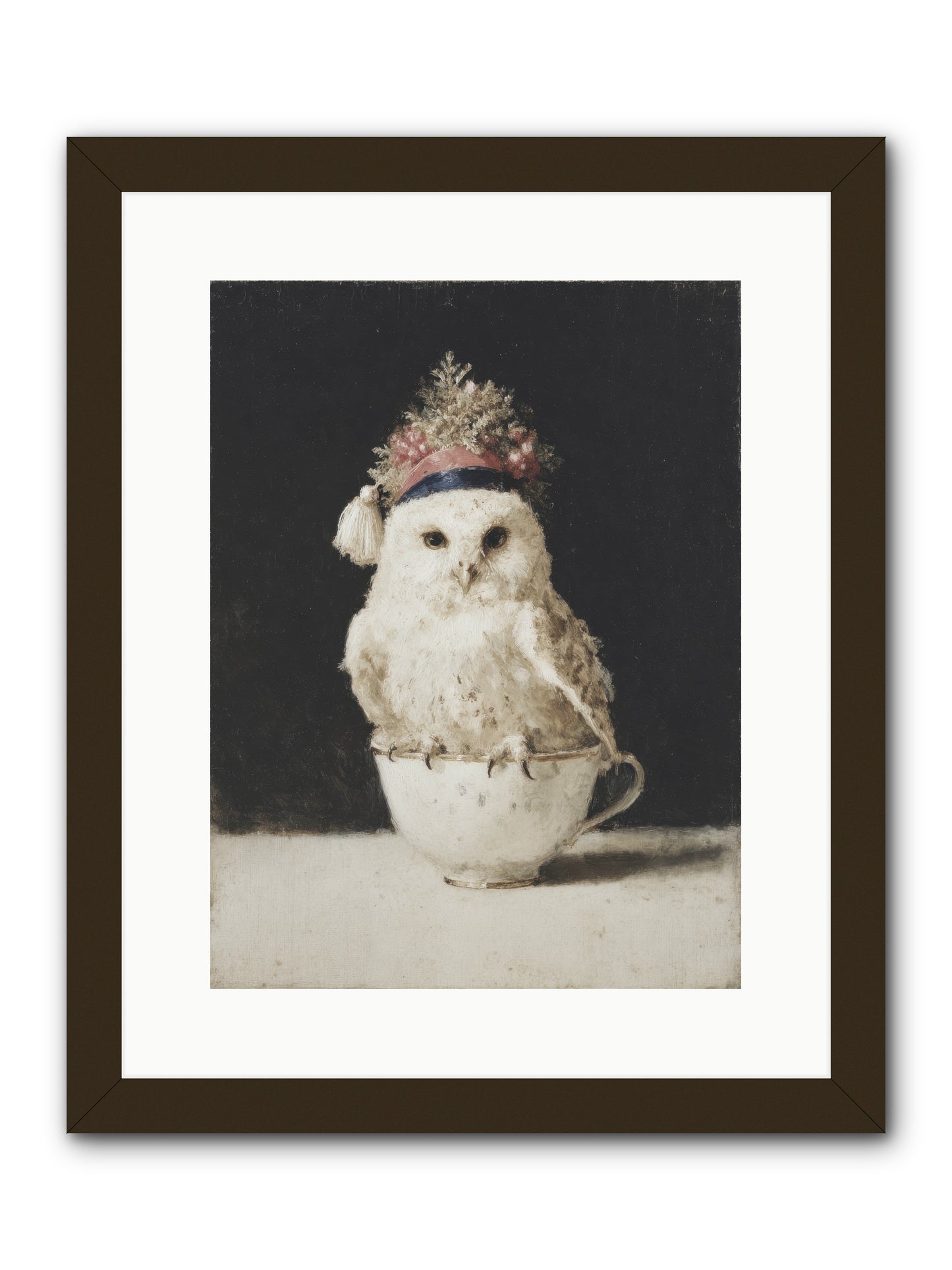 Moonlit & Merry -- Framed Print - Black 12x16