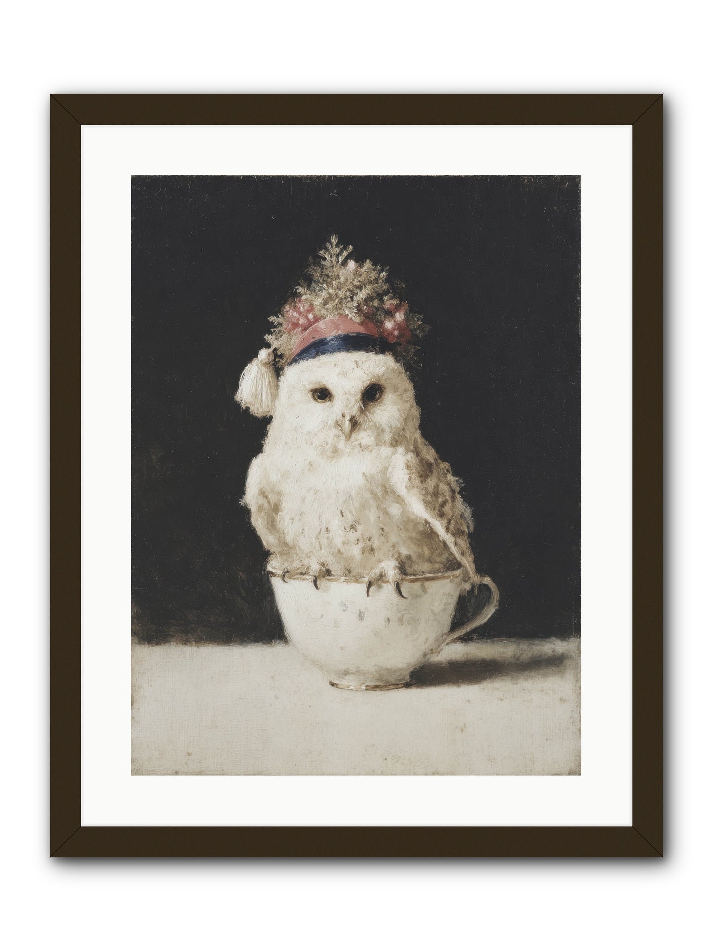 Moonlit & Merry -- Framed Print - Black 18x24