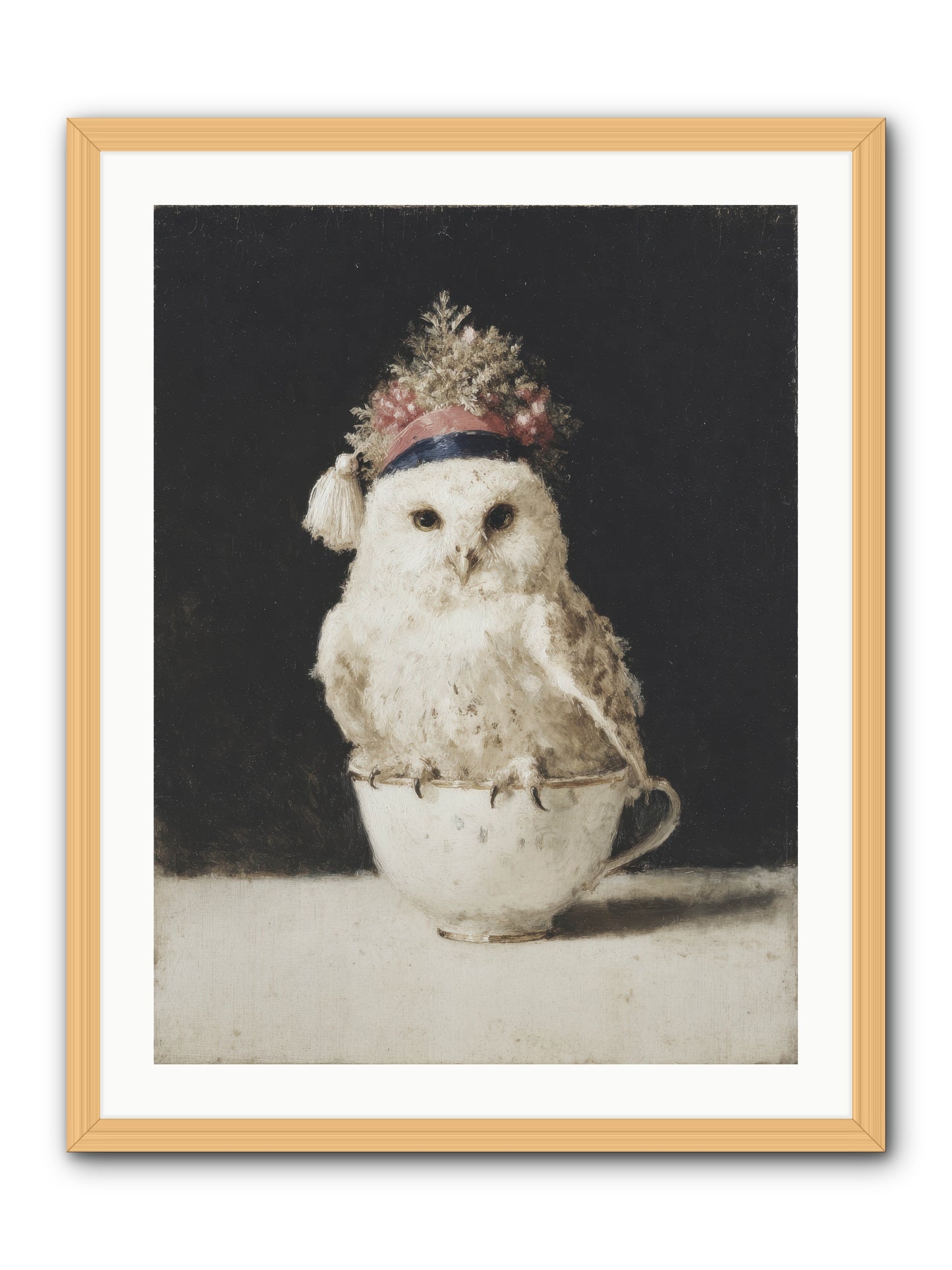 Moonlit & Merry -- Framed Print - Natural 24x32