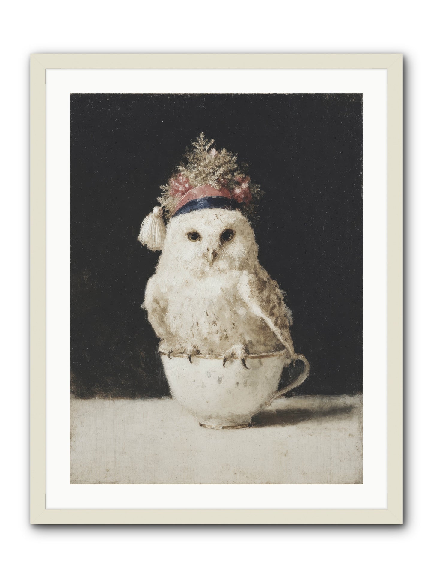 Moonlit & Merry -- Framed Print - White 24x32