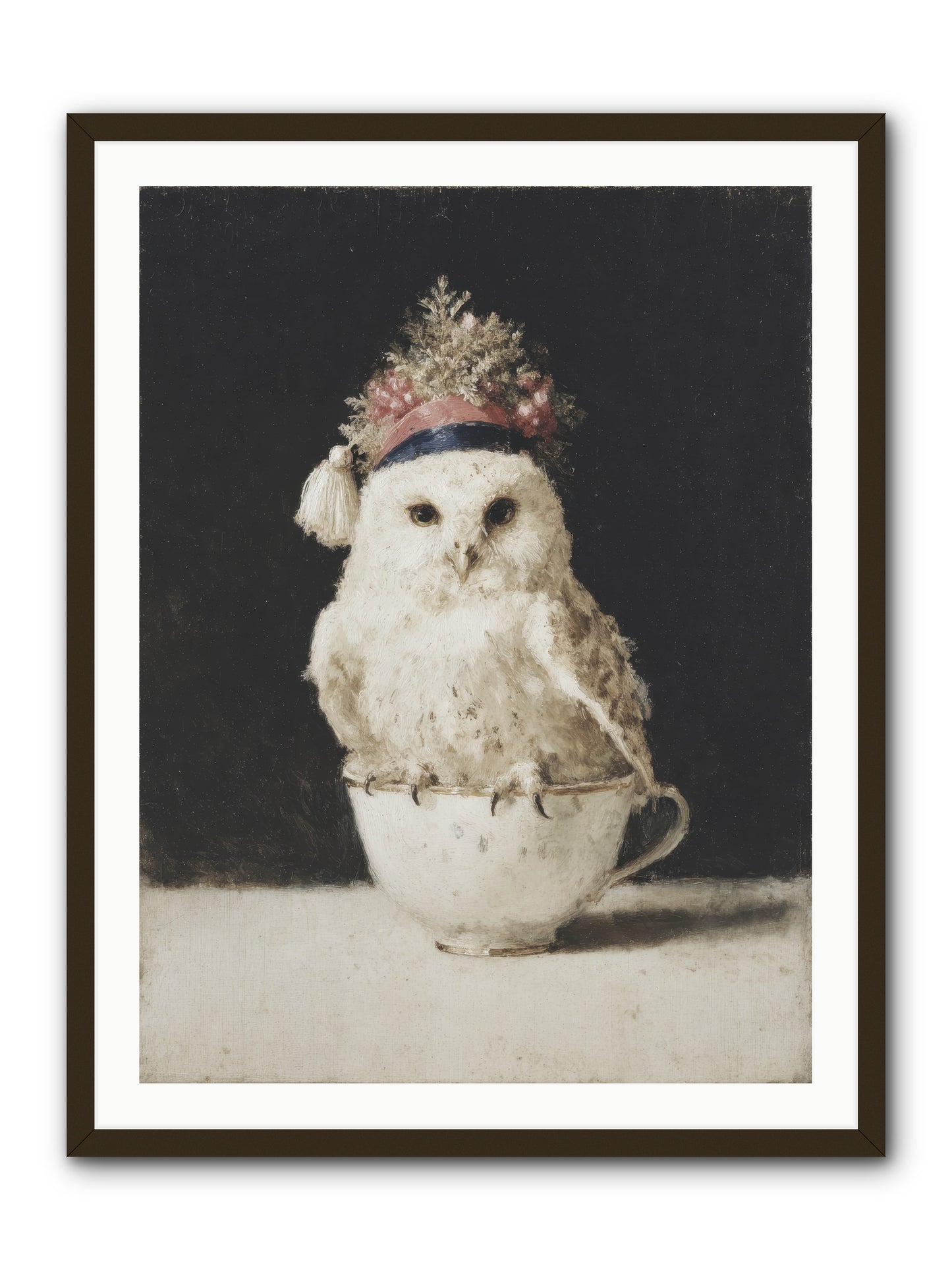 Moonlit & Merry -- Framed Print - Black 30x40