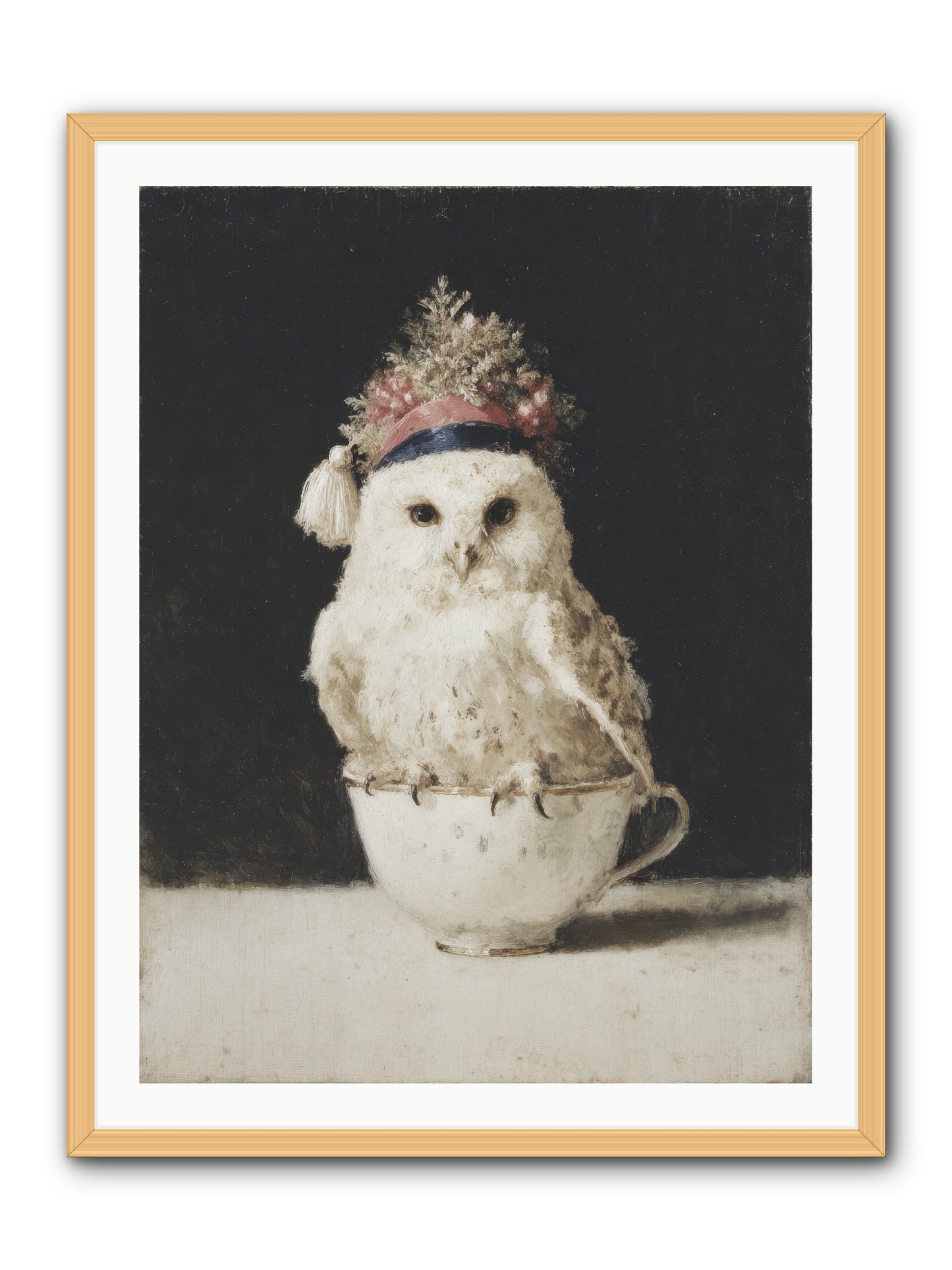 Moonlit & Merry -- Framed Print - Natural 30x40