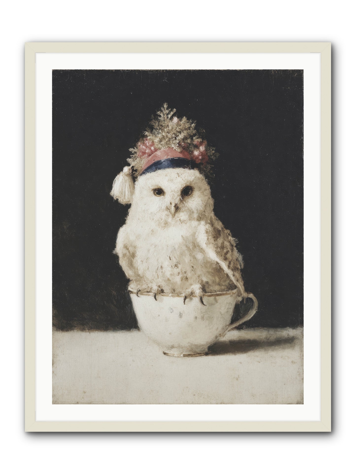 Moonlit & Merry -- Framed Print - White 30x40