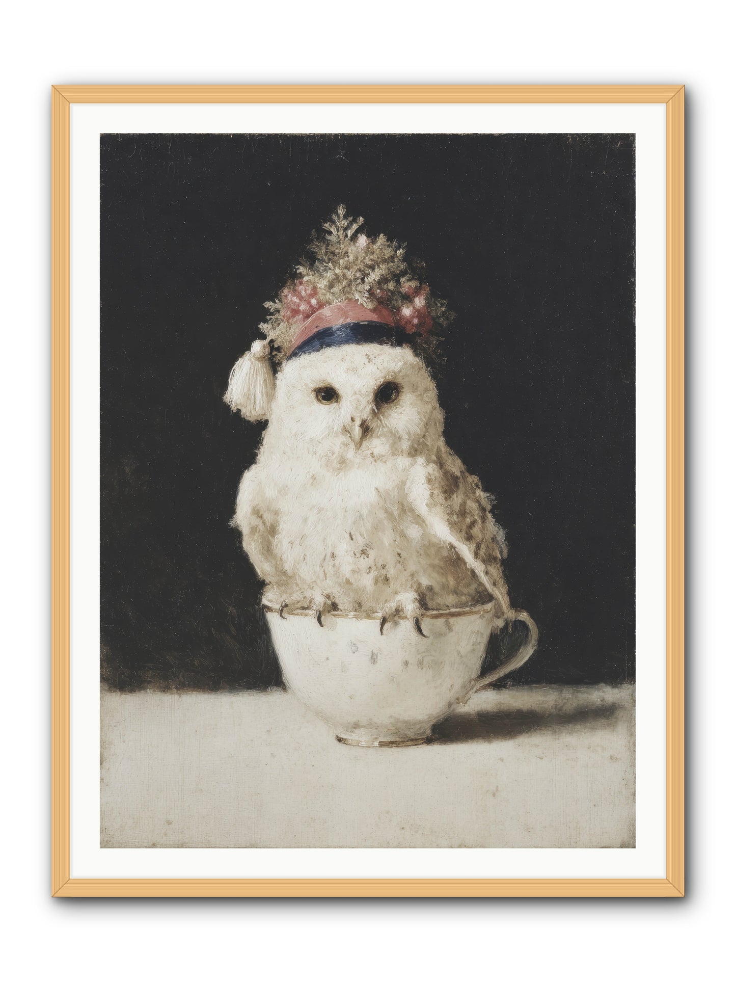 Moonlit & Merry -- Framed Print - Natural 36x48