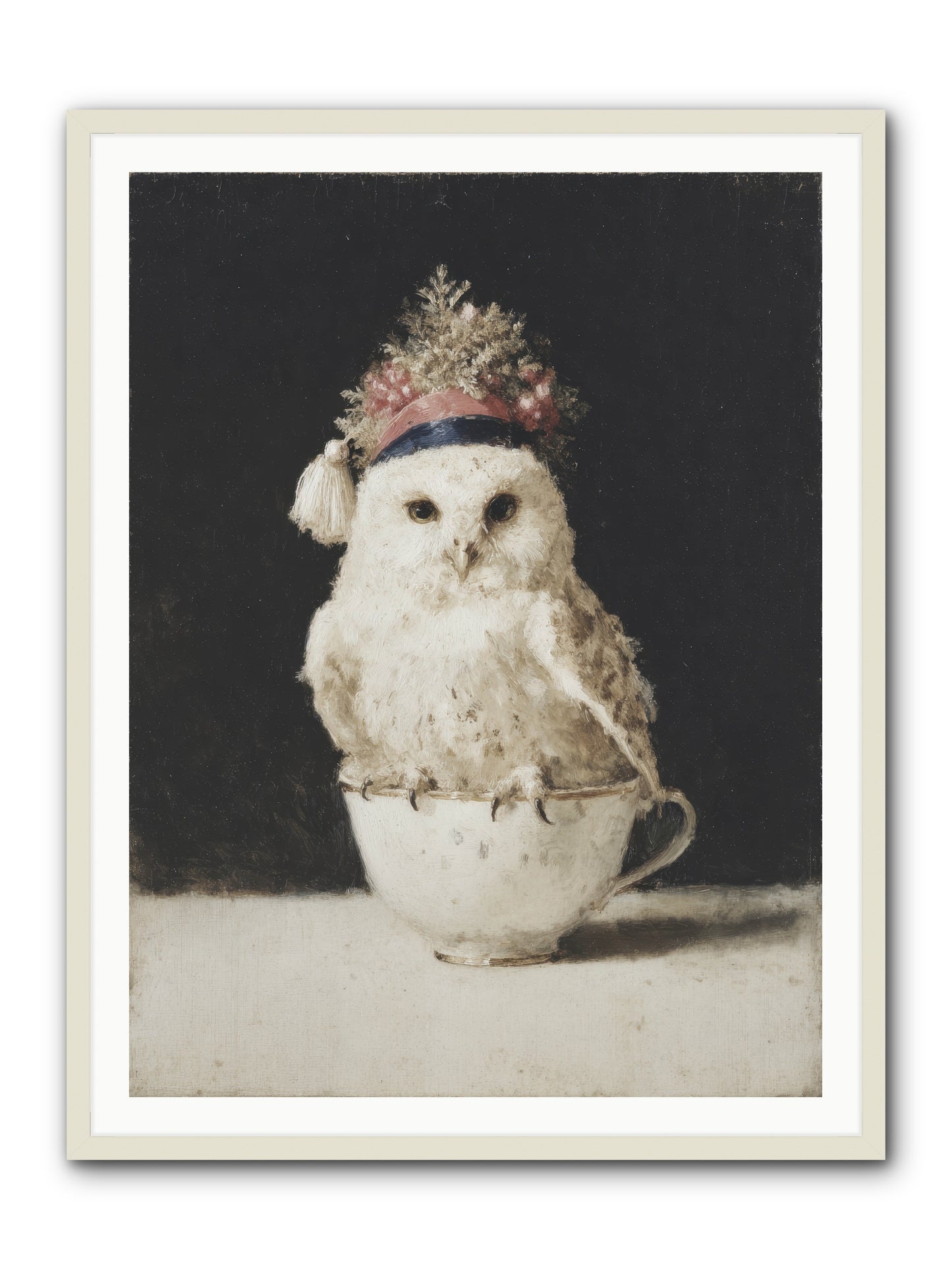 Moonlit & Merry -- Framed Print - White 36x48