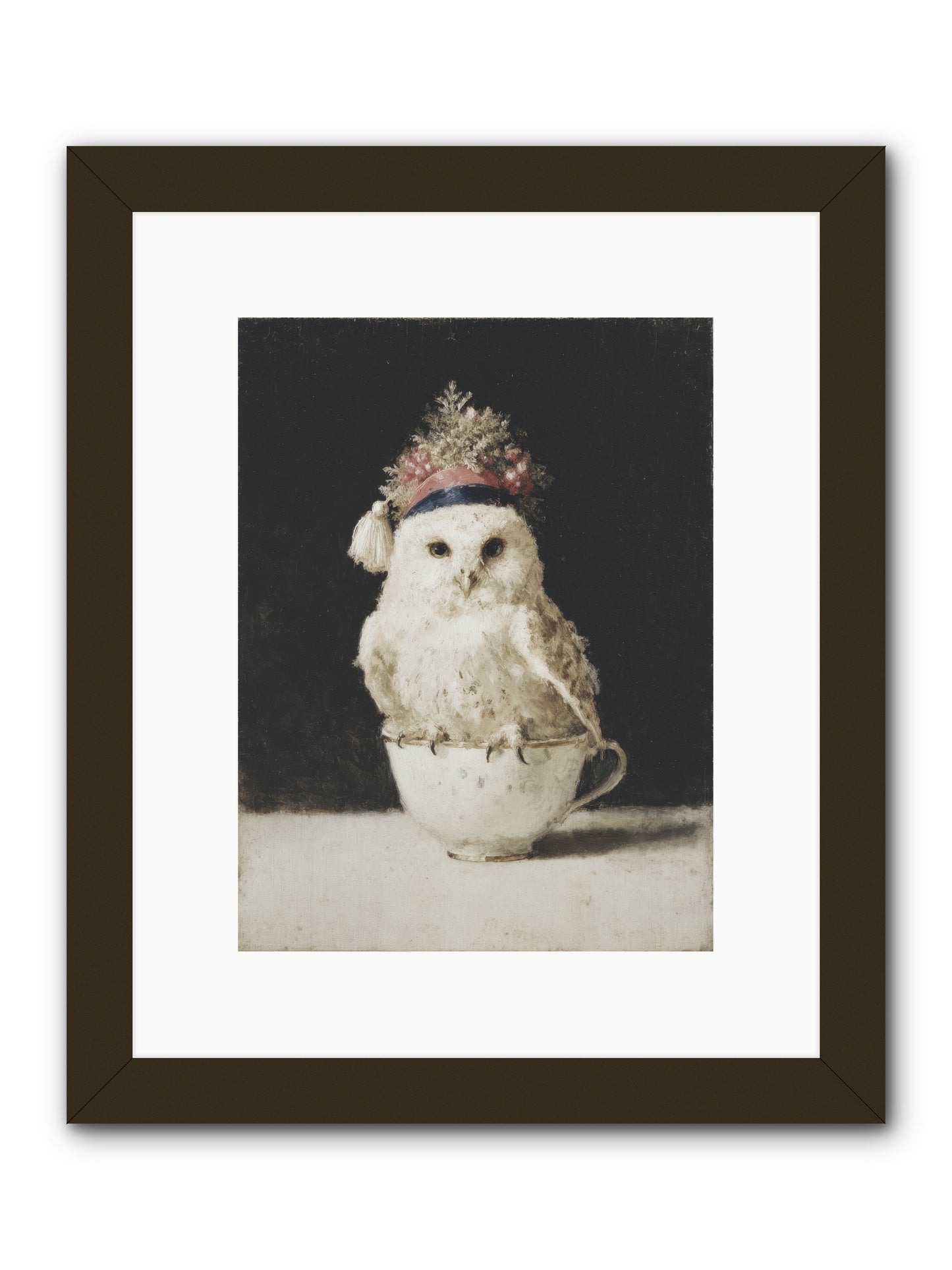 Moonlit & Merry -- Framed Print - Black 9x12