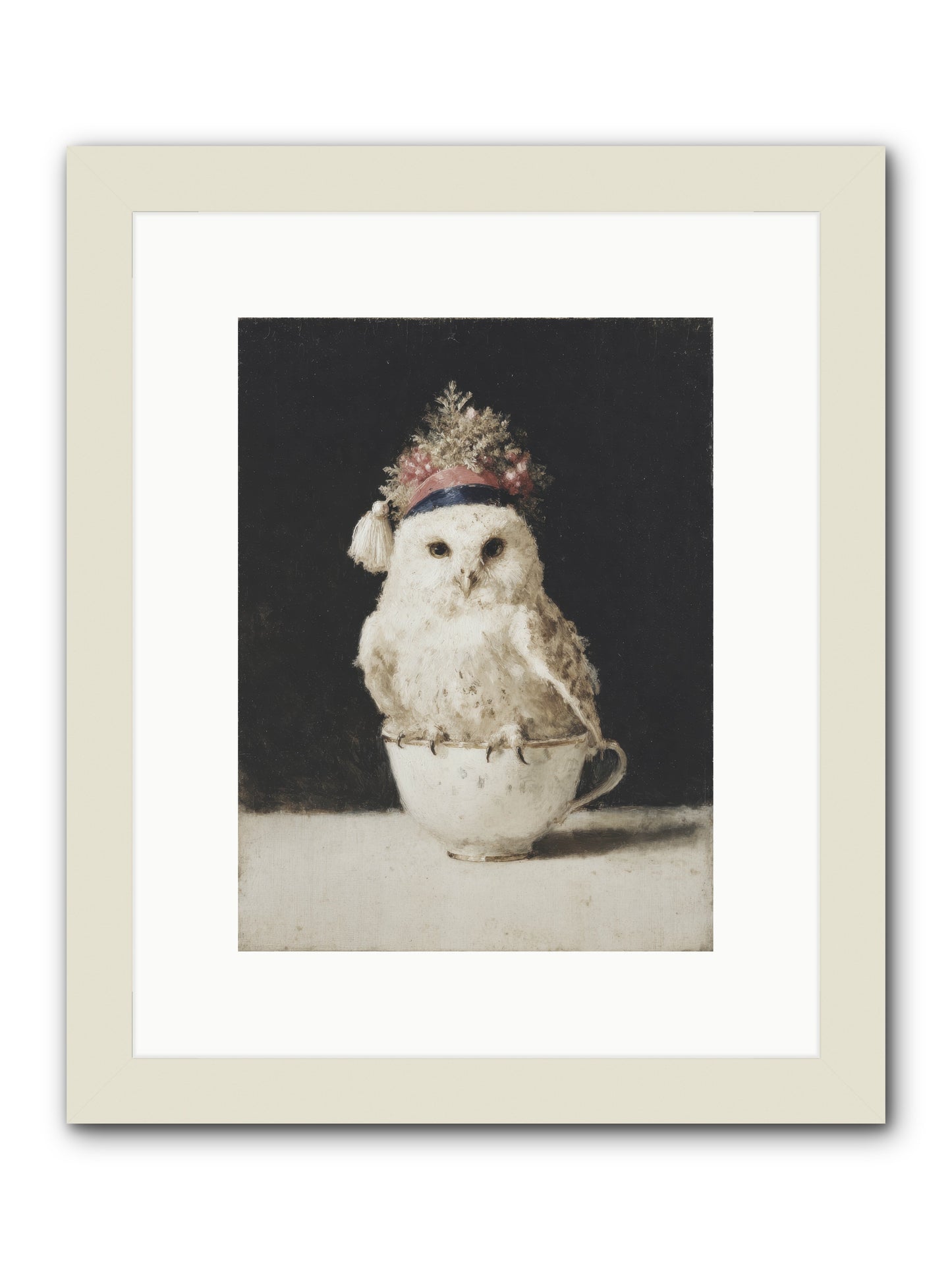 Moonlit & Merry -- Framed Print - White 9x12