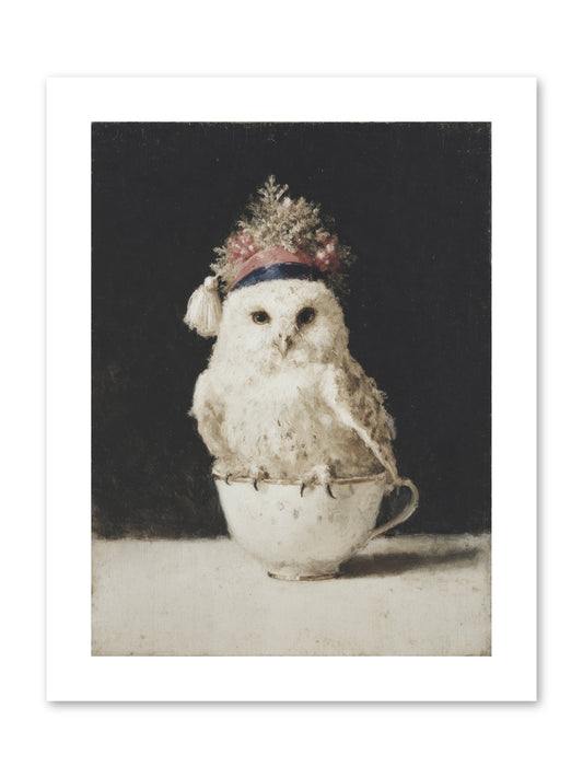Moonlit & Merry -- Paper Print 9x12