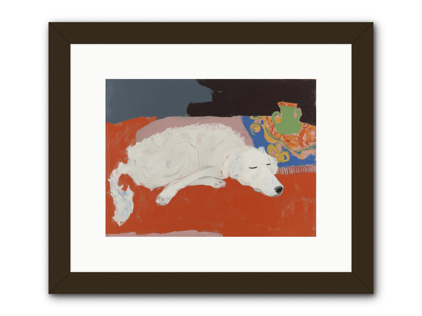 Moonspire -- Framed Print - Black 12x9