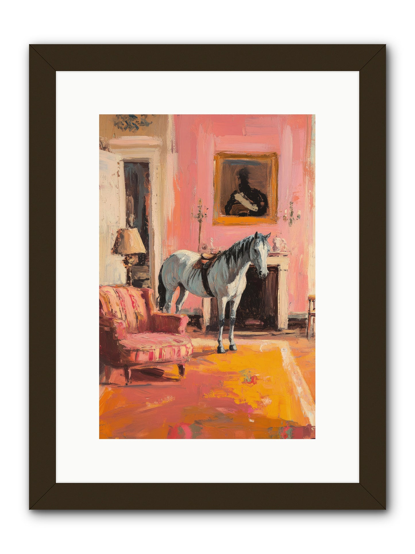 Moonstone Salon -- Framed Print - Black 10x15