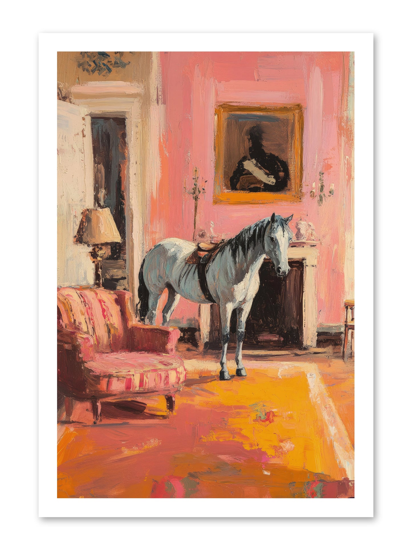 Moonstone Salon -- Loose Canvas Print 16x24