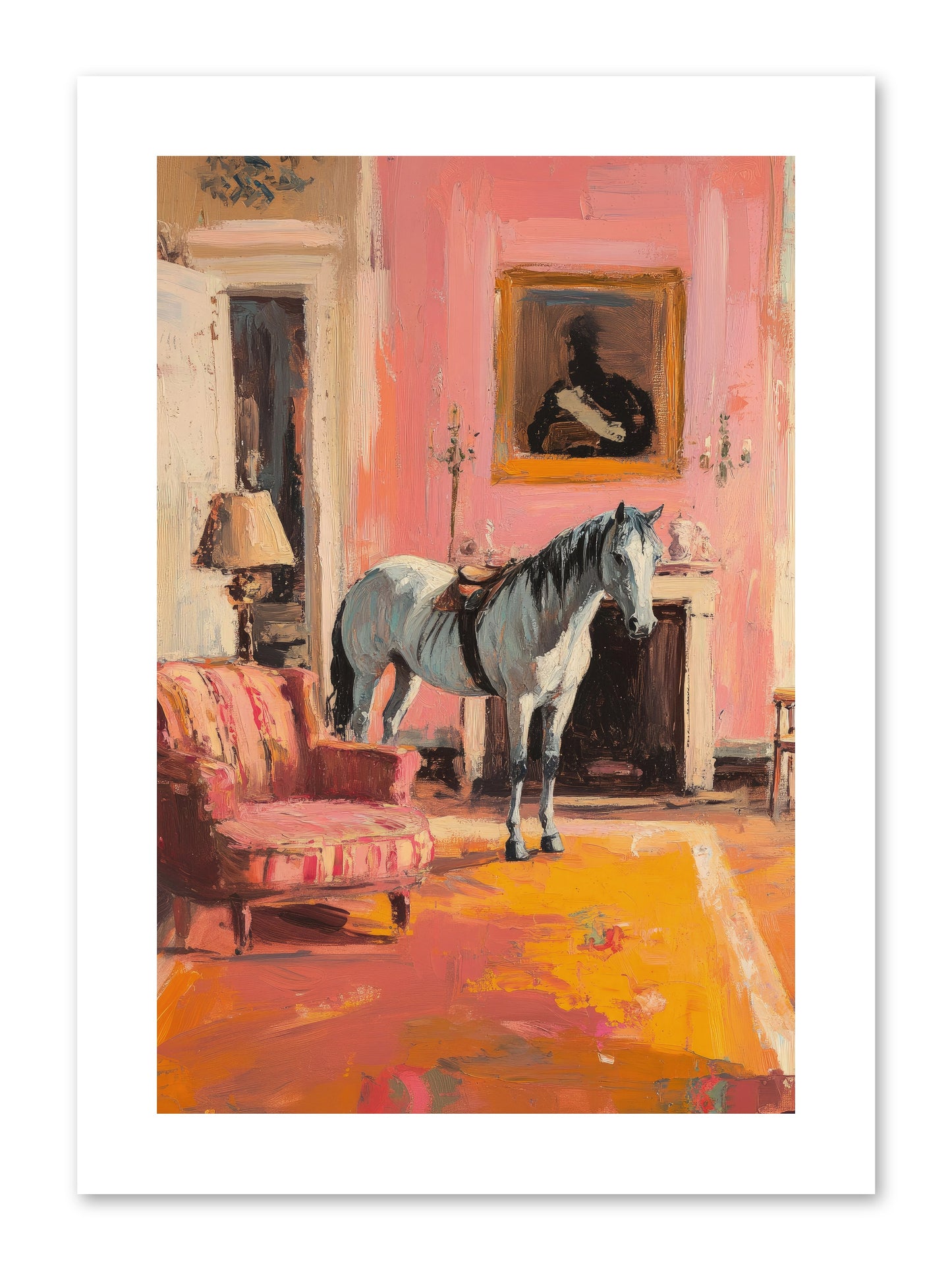Moonstone Salon -- Loose Canvas Print 8x12