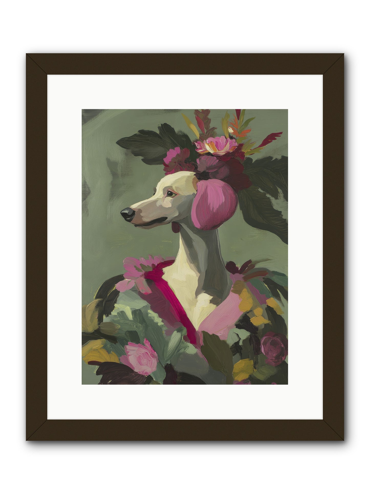 Morning Glory -- Framed Print - Black 12x16