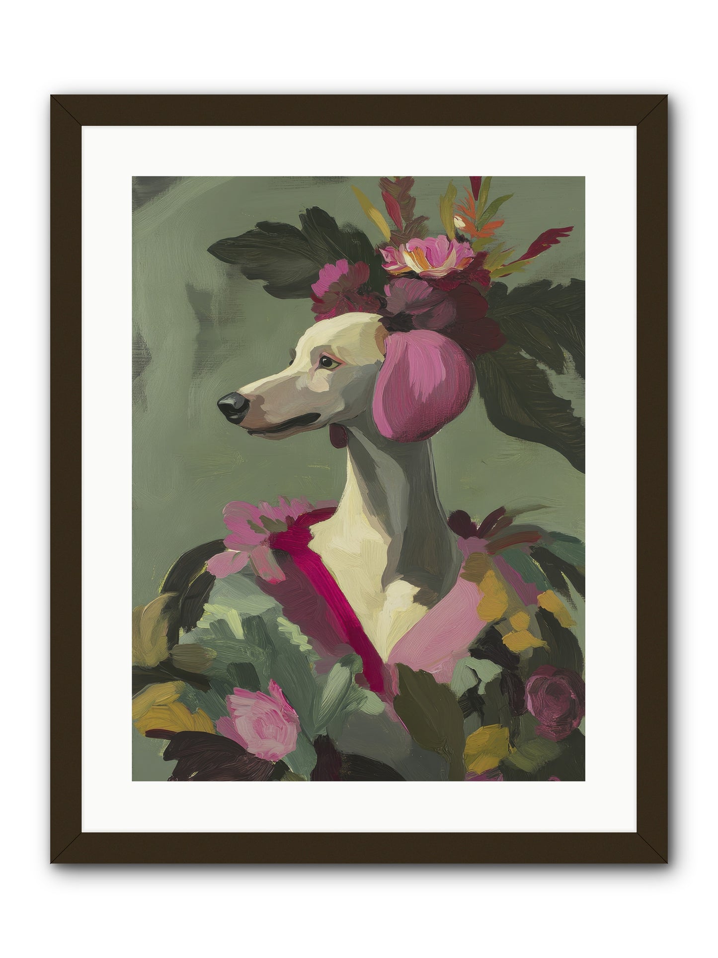 Morning Glory -- Framed Print - Black 18x24