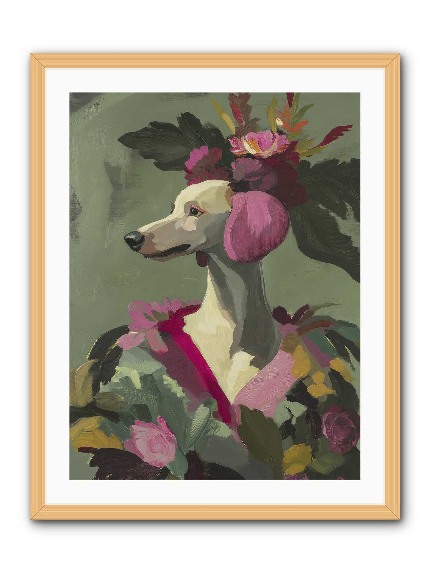 Morning Glory -- Framed Print - Natural 24x32
