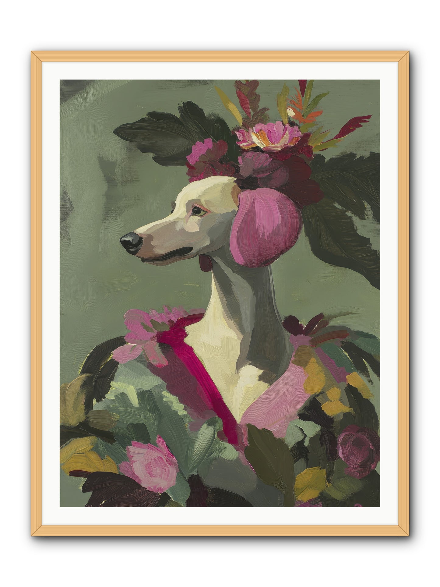 Morning Glory -- Framed Print - Natural 36x48