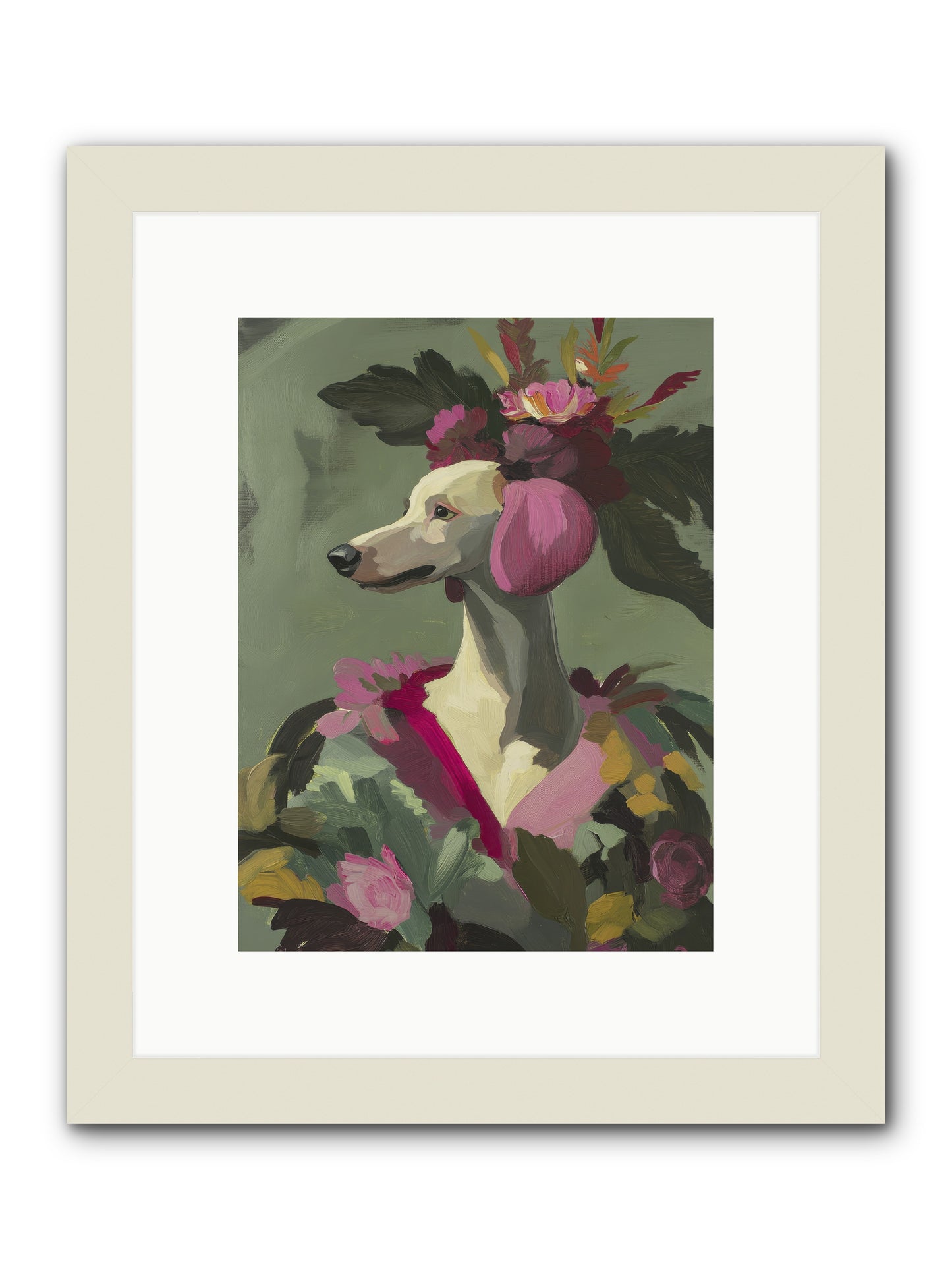 Morning Glory -- Framed Print - White 9x12