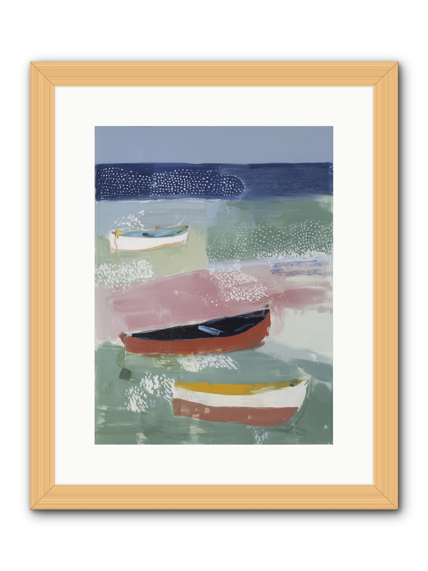 Morning Light -- Framed Print - Natural 12x16